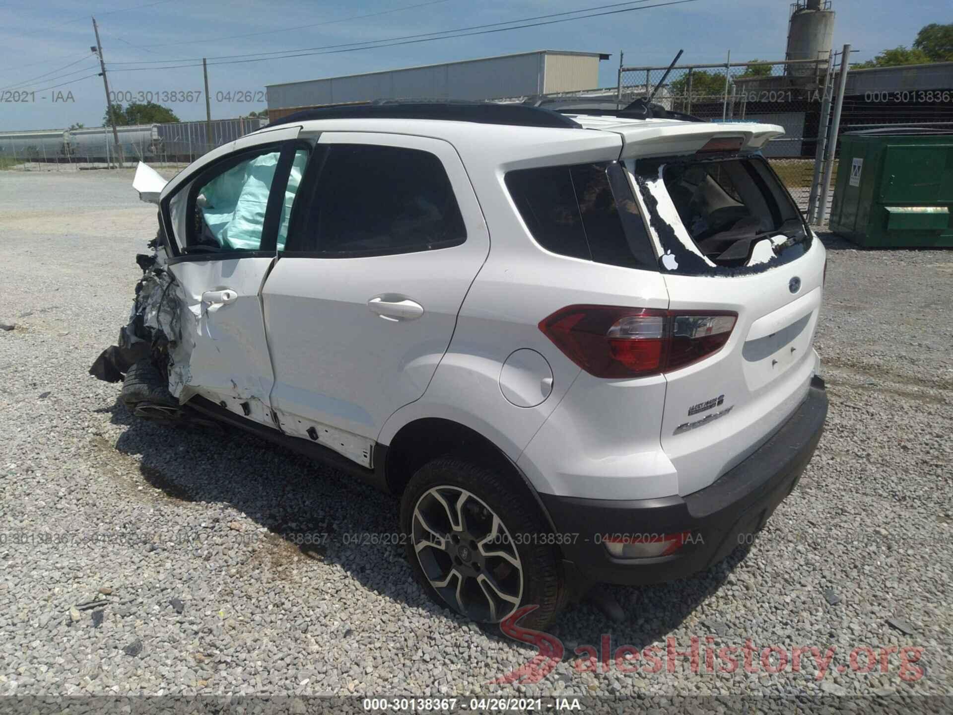 MAJ6S3JL3KC261080 2019 FORD ECOSPORT