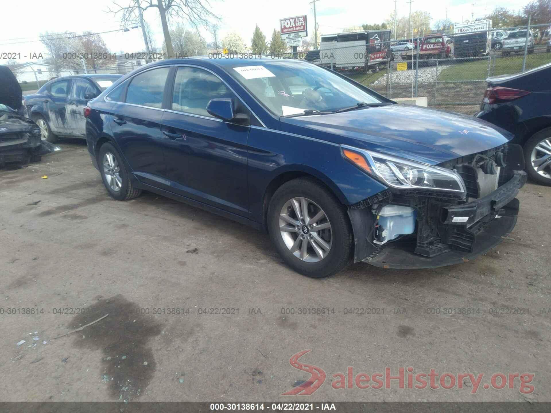 5NPE24AF7HH460958 2017 HYUNDAI SONATA