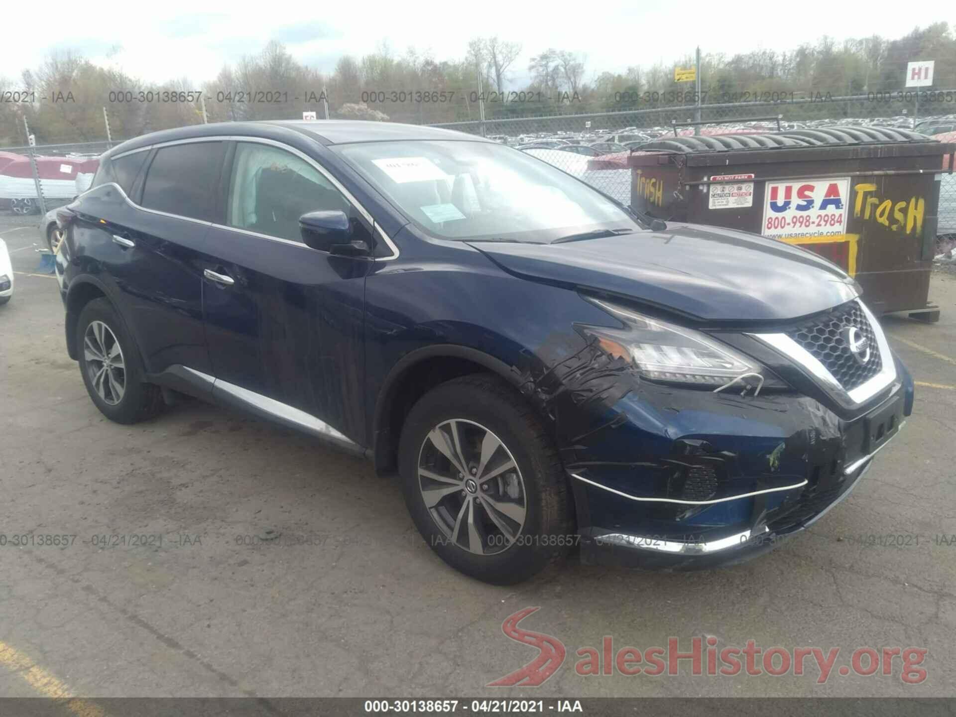 5N1AZ2AS9LN162816 2020 NISSAN MURANO