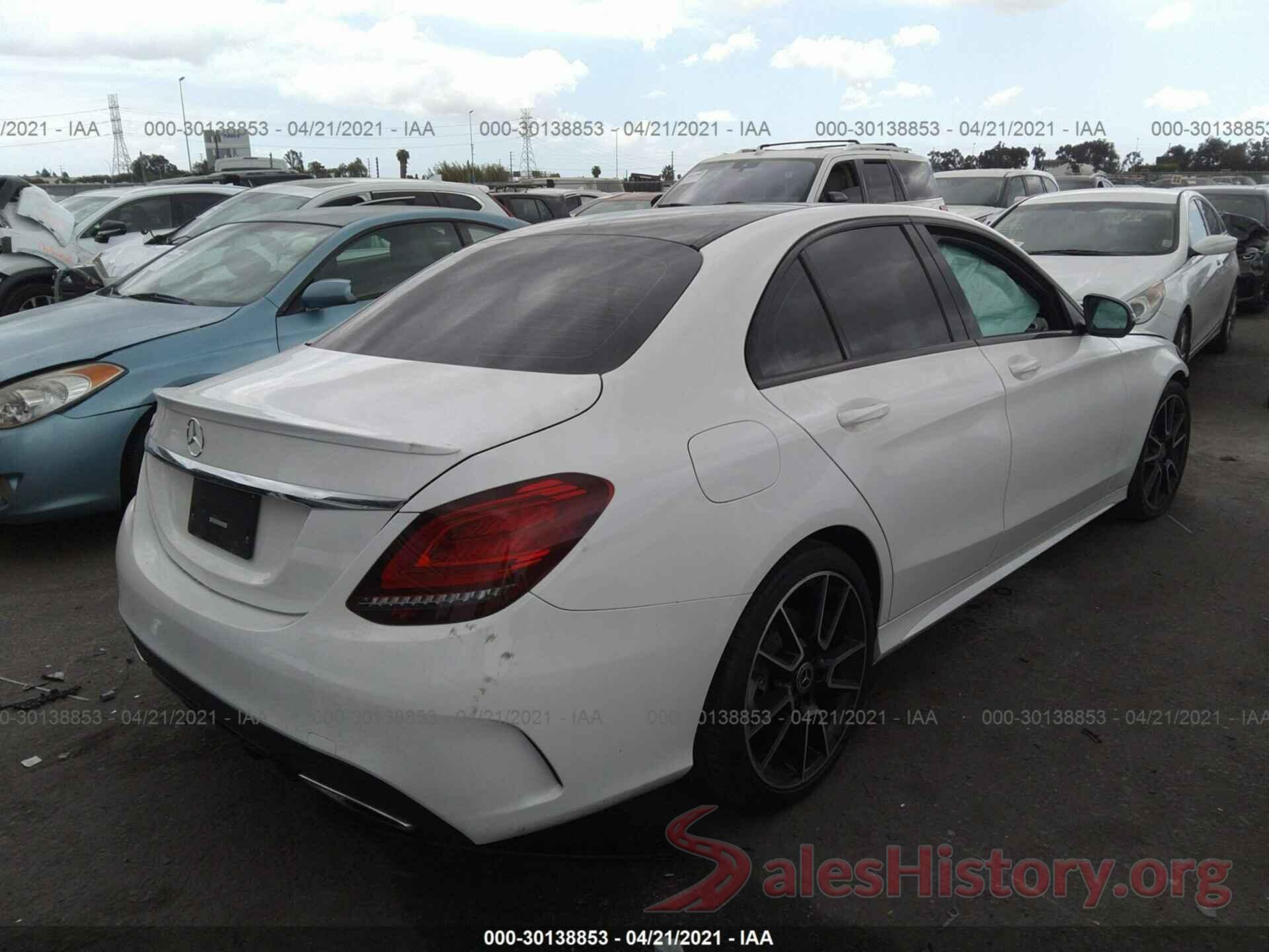 55SWF8DB0KU302412 2019 MERCEDES-BENZ C-CLASS