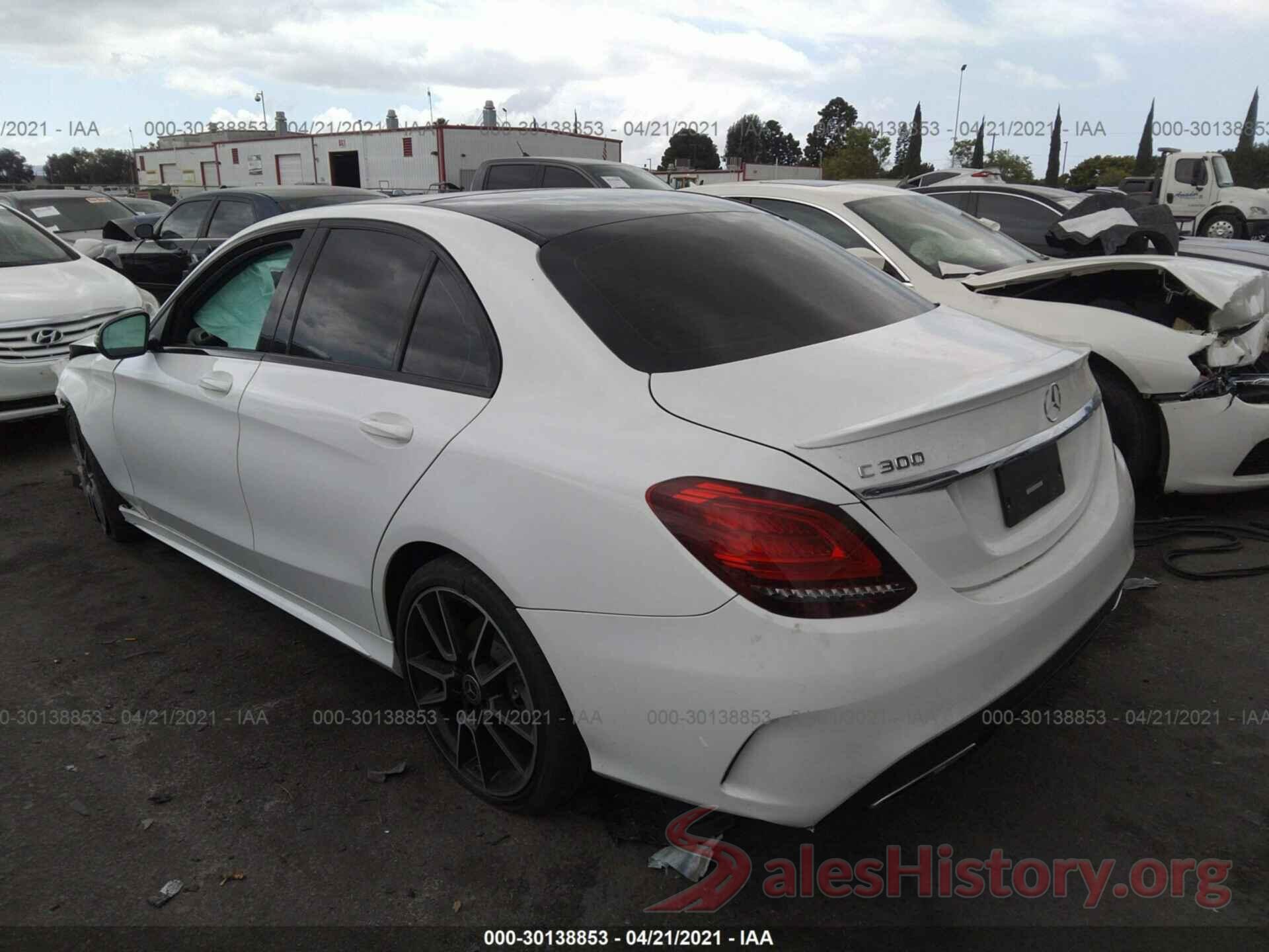 55SWF8DB0KU302412 2019 MERCEDES-BENZ C-CLASS