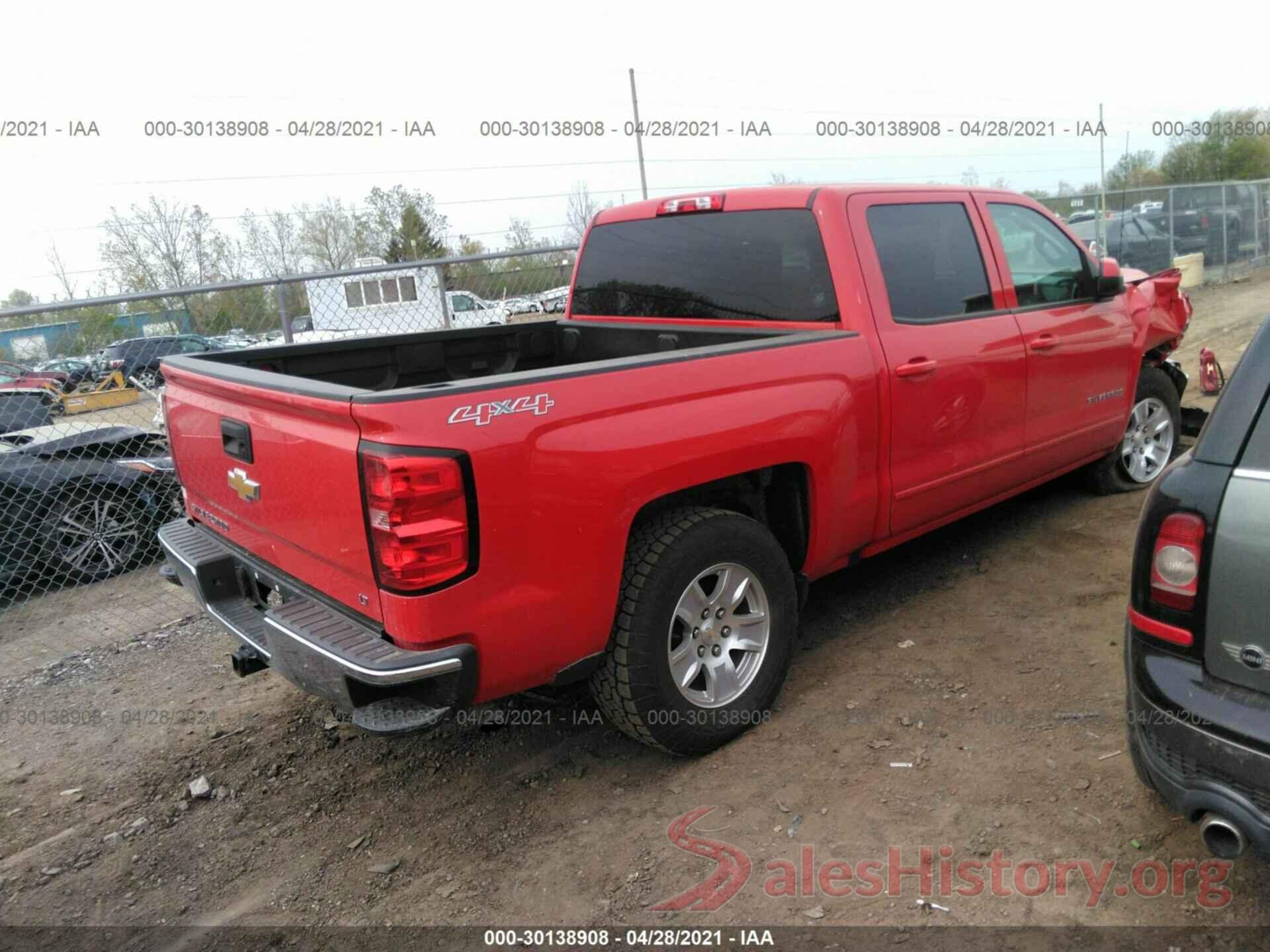 3GCUKREC6HG165349 2017 CHEVROLET SILVERADO 1500