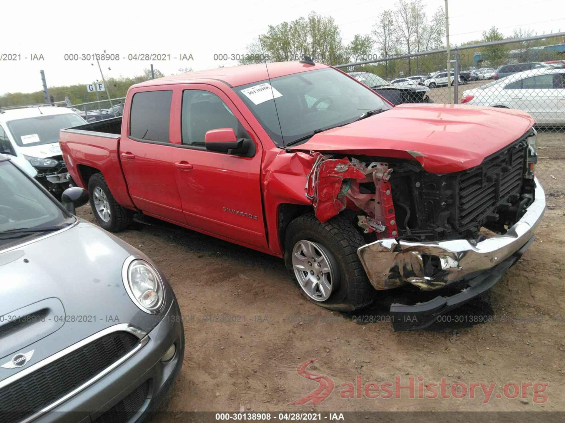 3GCUKREC6HG165349 2017 CHEVROLET SILVERADO 1500