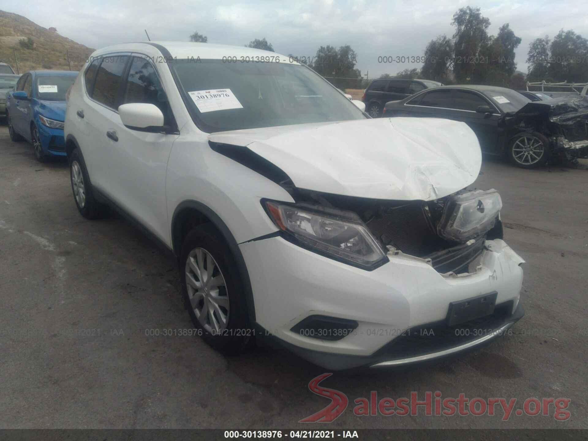 KNMAT2MT4GP593505 2016 NISSAN ROGUE