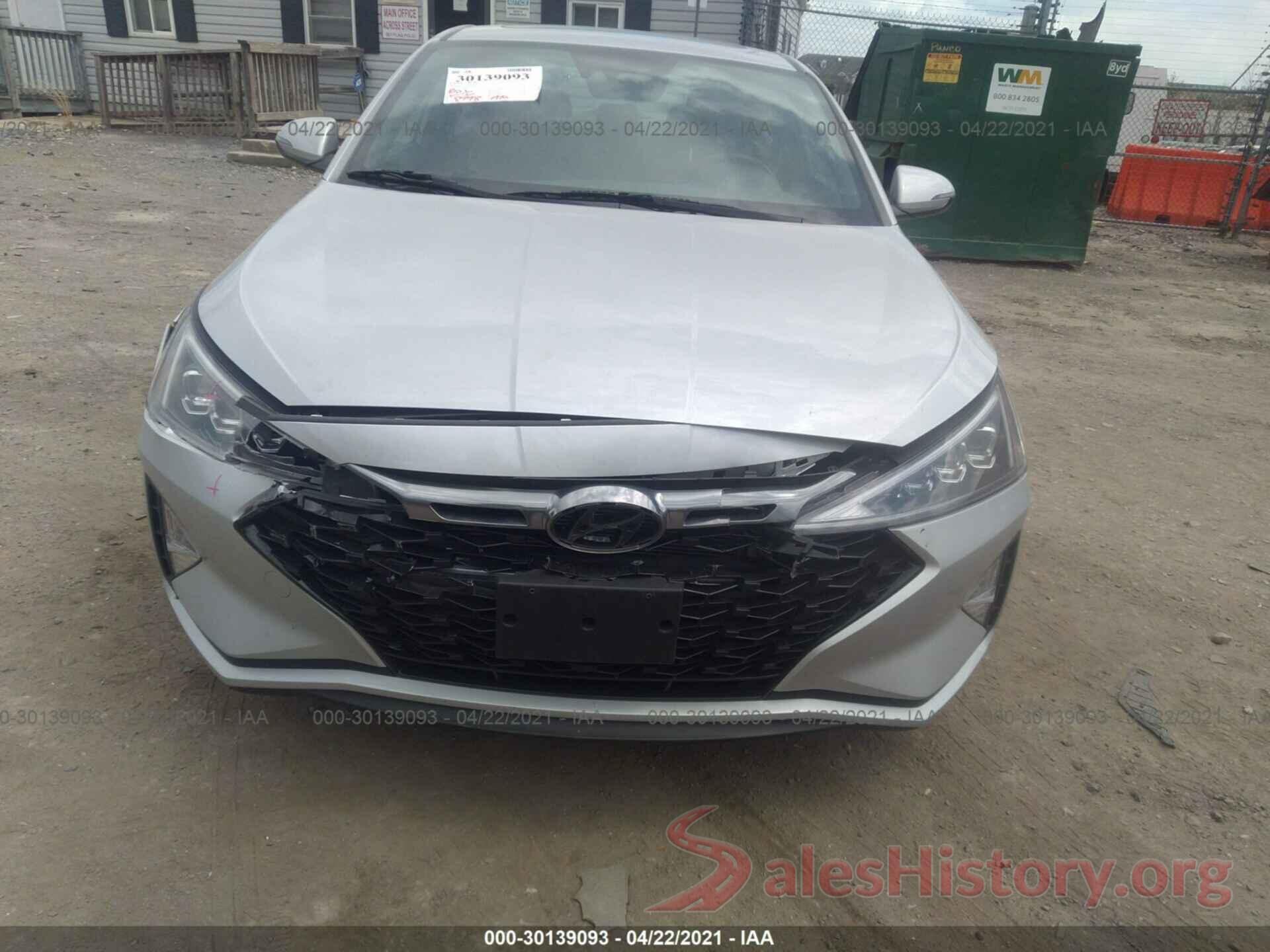 KMHD04LB2KU818407 2019 HYUNDAI ELANTRA