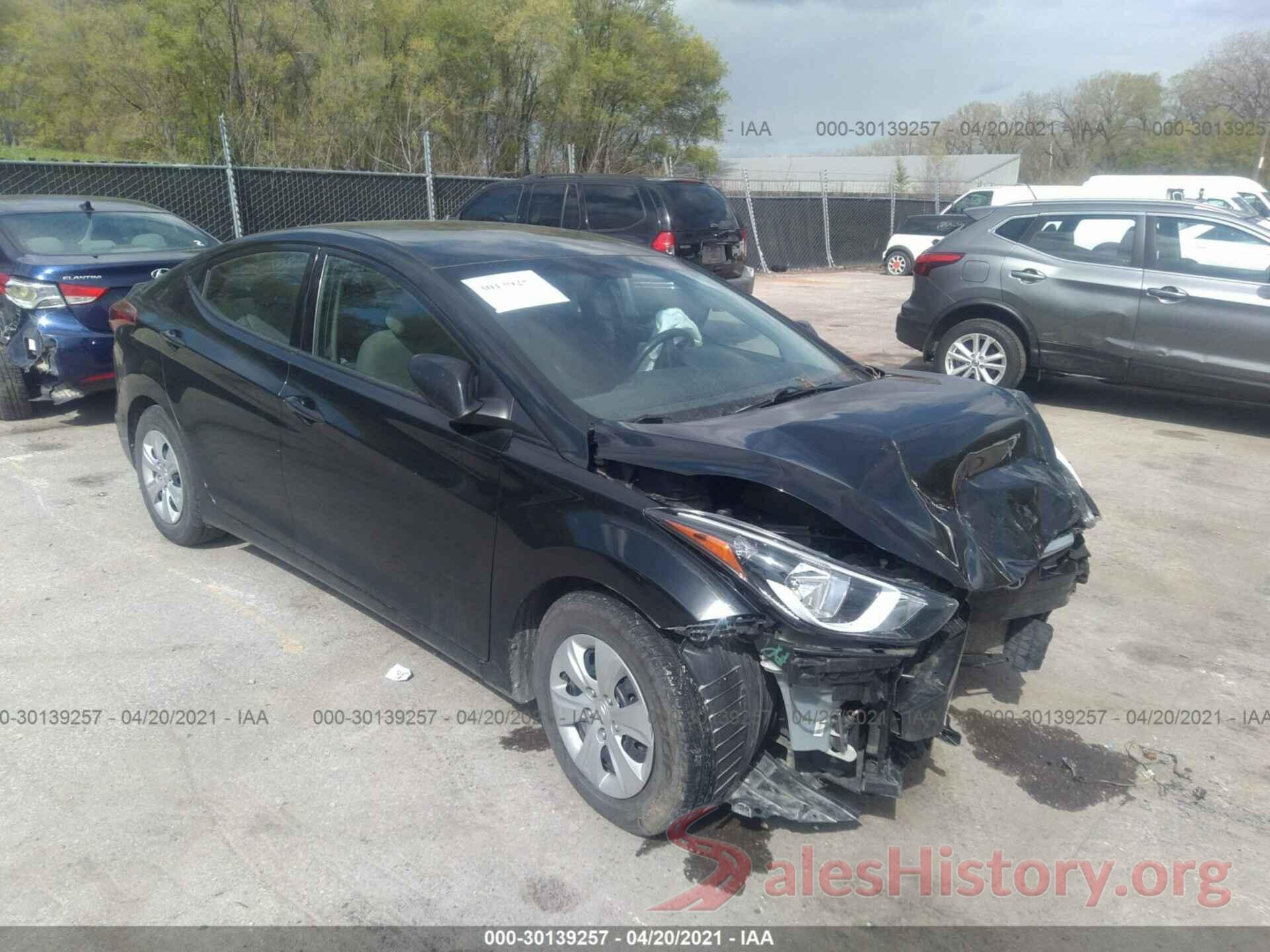 5NPDH4AEXGH785815 2016 HYUNDAI ELANTRA