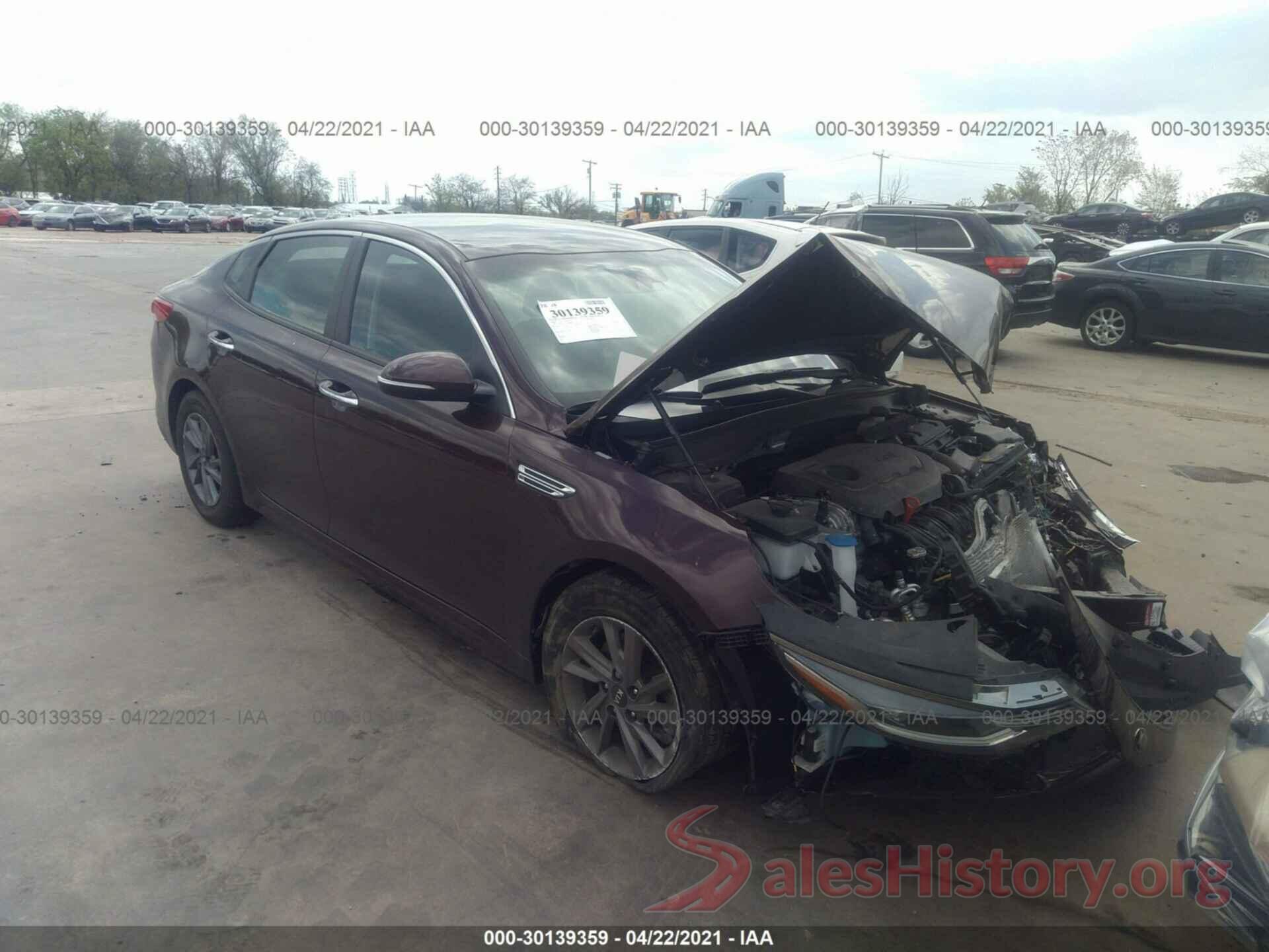 5XXGT4L33LG400799 2020 KIA OPTIMA