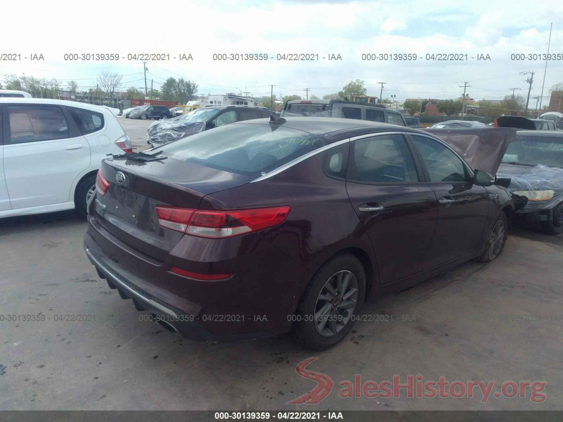 5XXGT4L33LG400799 2020 KIA OPTIMA