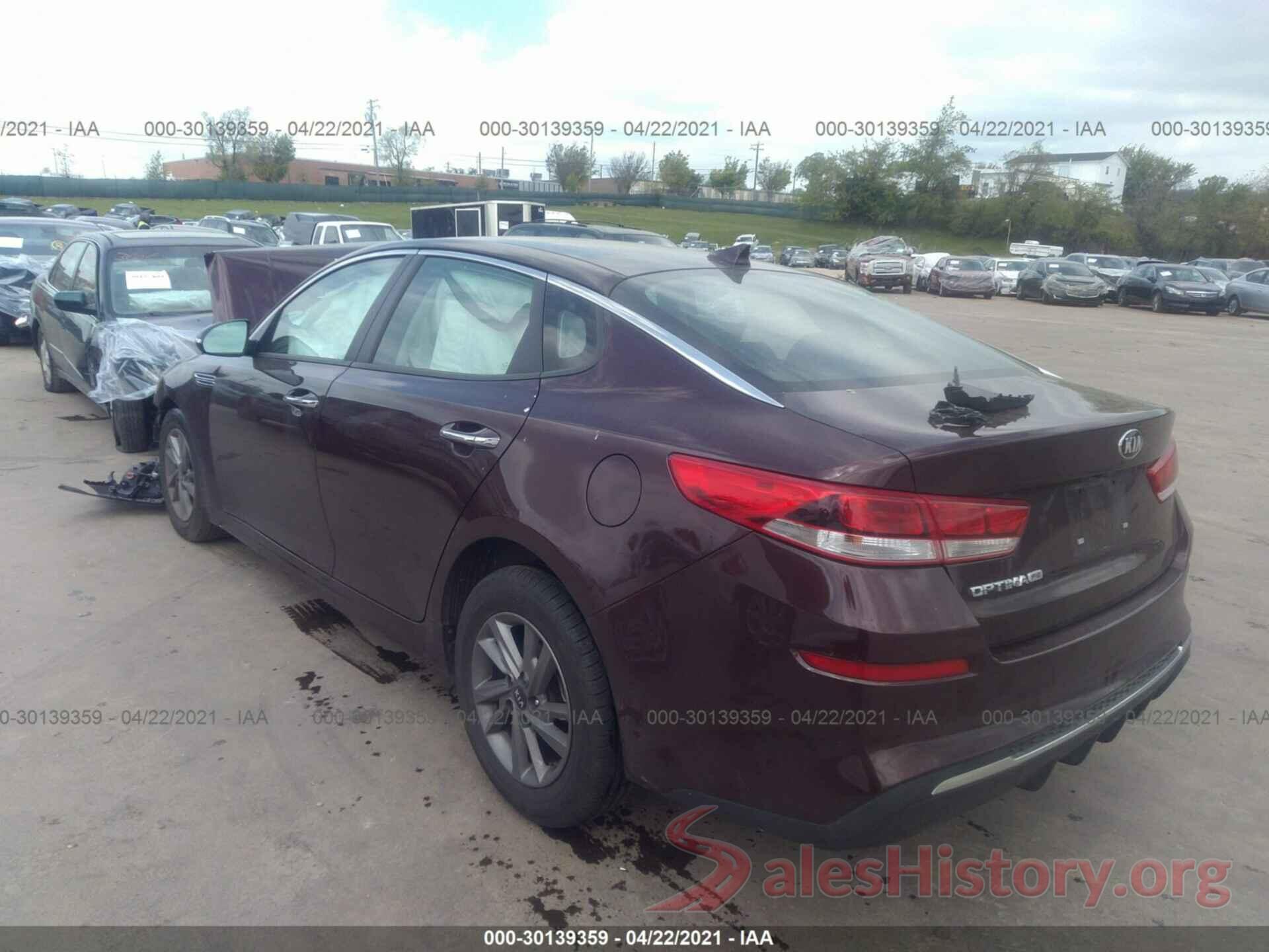 5XXGT4L33LG400799 2020 KIA OPTIMA