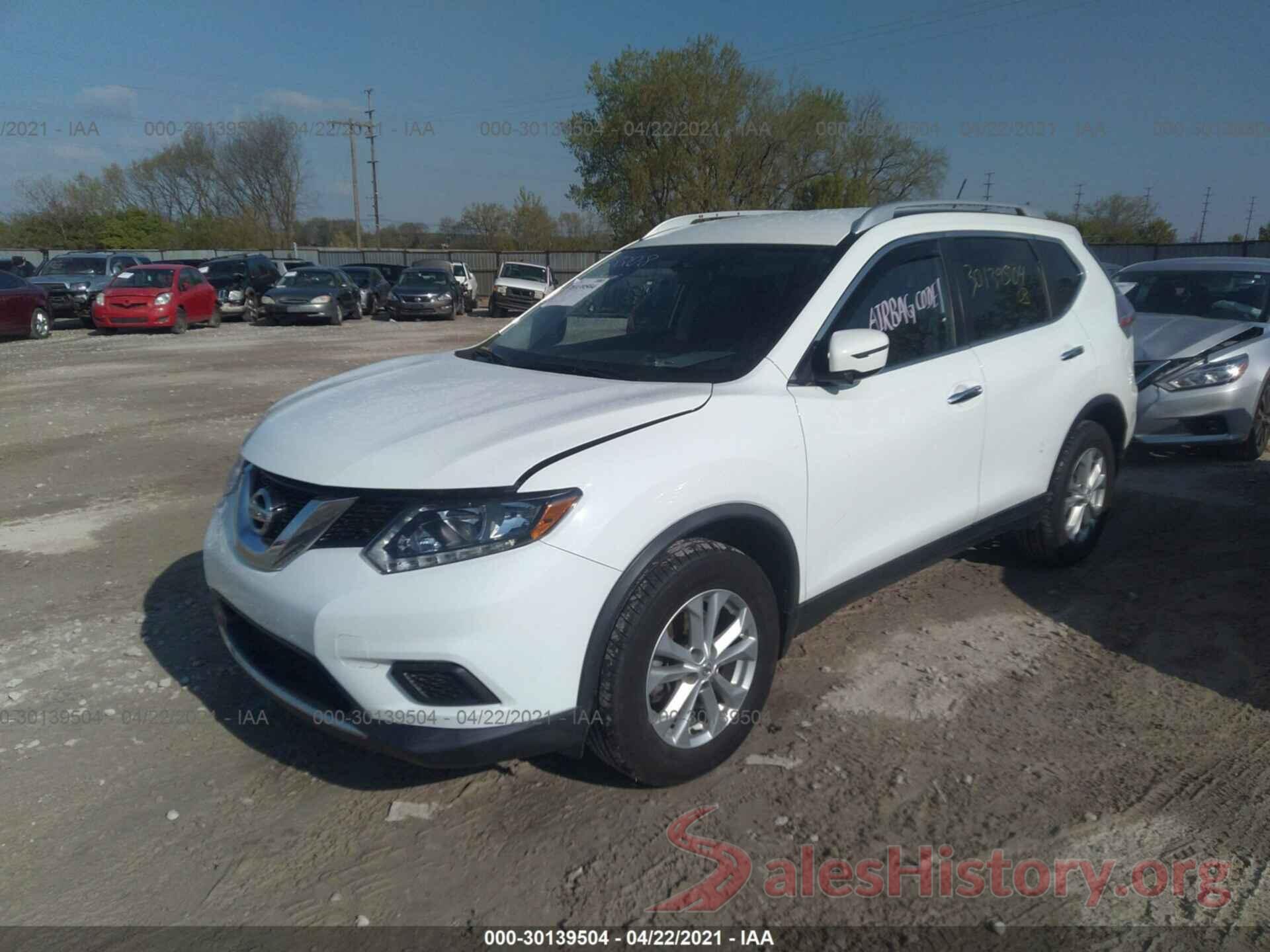 KNMAT2MV4GP721226 2016 NISSAN ROGUE