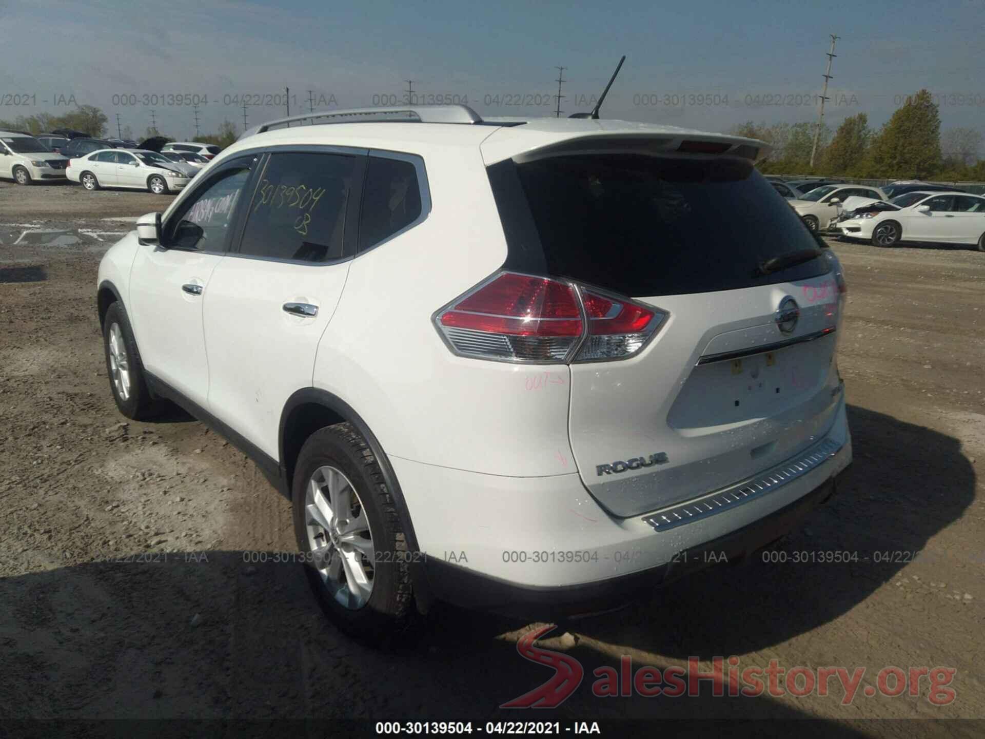 KNMAT2MV4GP721226 2016 NISSAN ROGUE