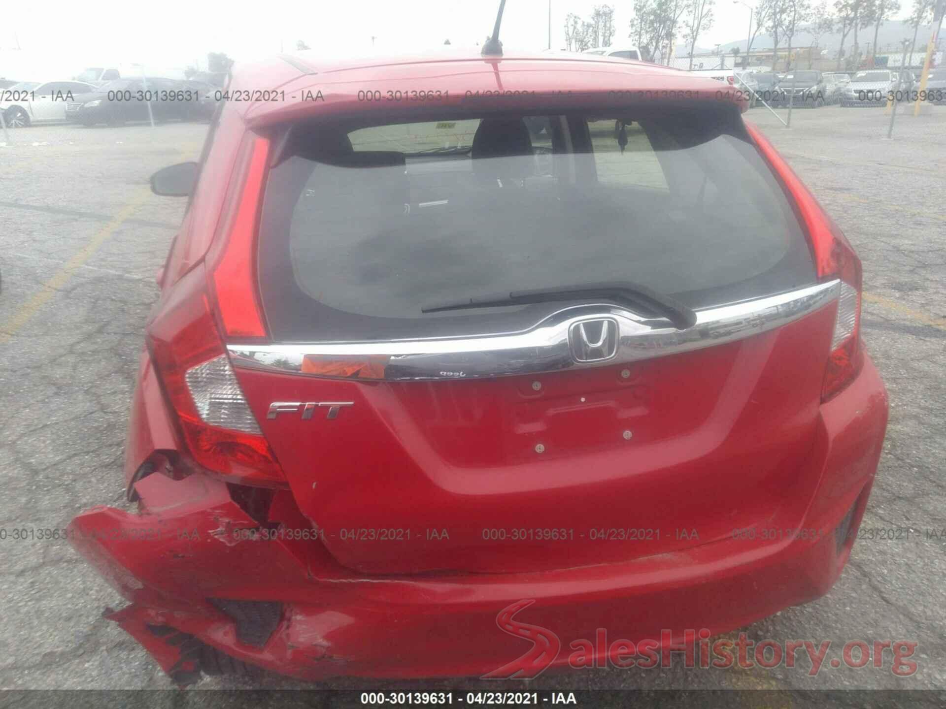 JHMGK5H7XGX010977 2016 HONDA FIT