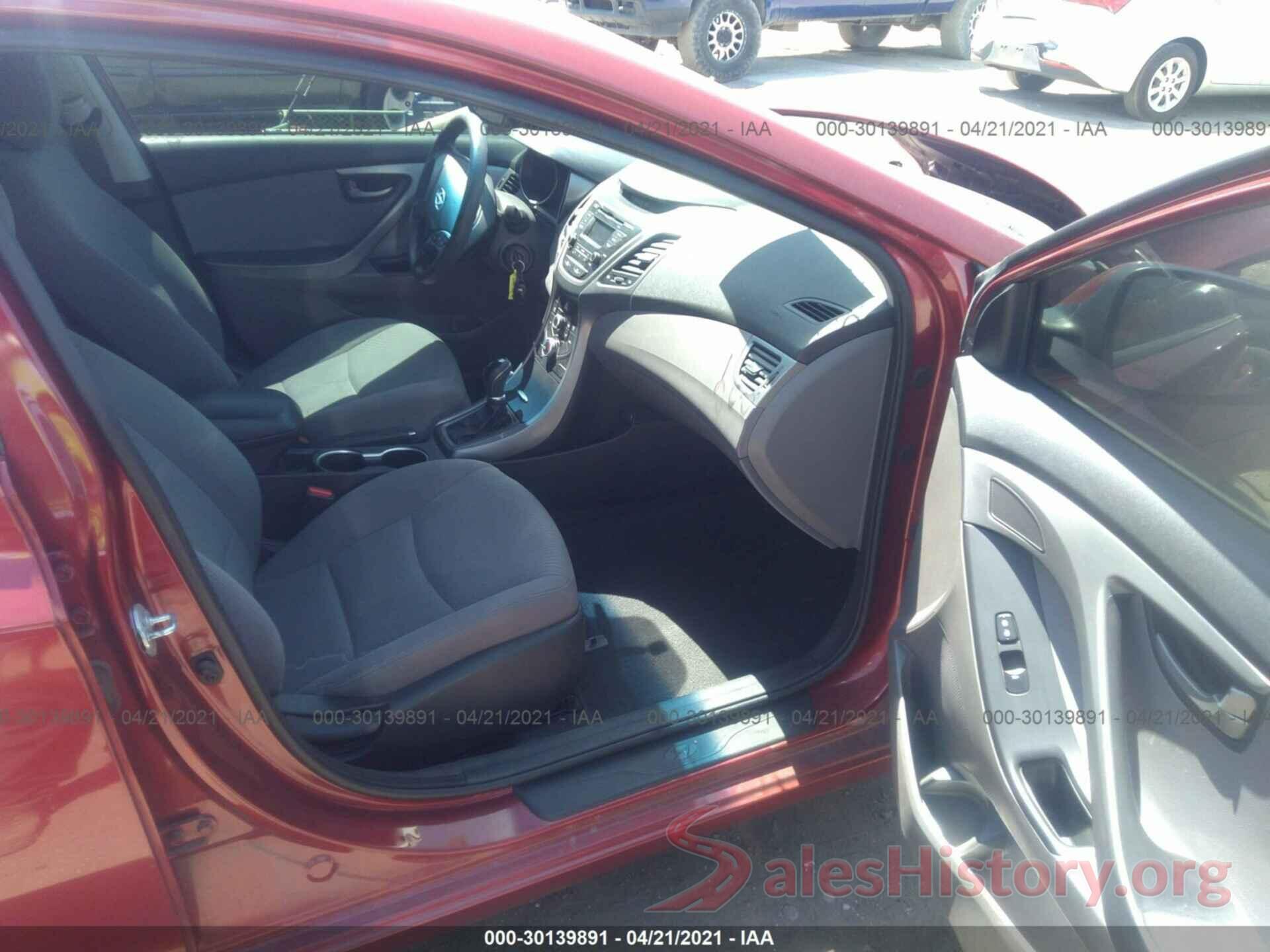 5NPDH4AEXGH740731 2016 HYUNDAI ELANTRA