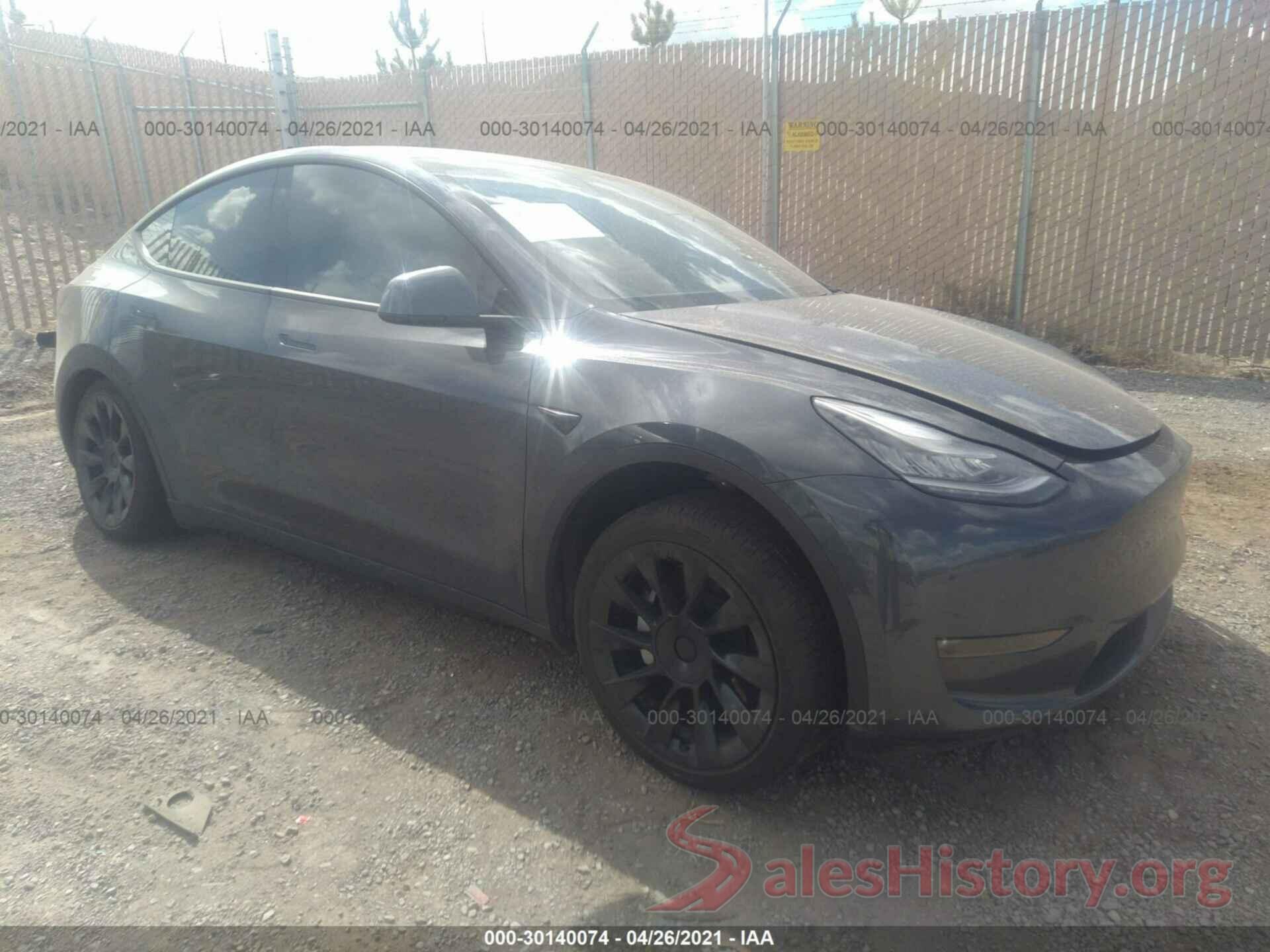 5YJYGDEEXLF038724 2020 TESLA MODEL Y