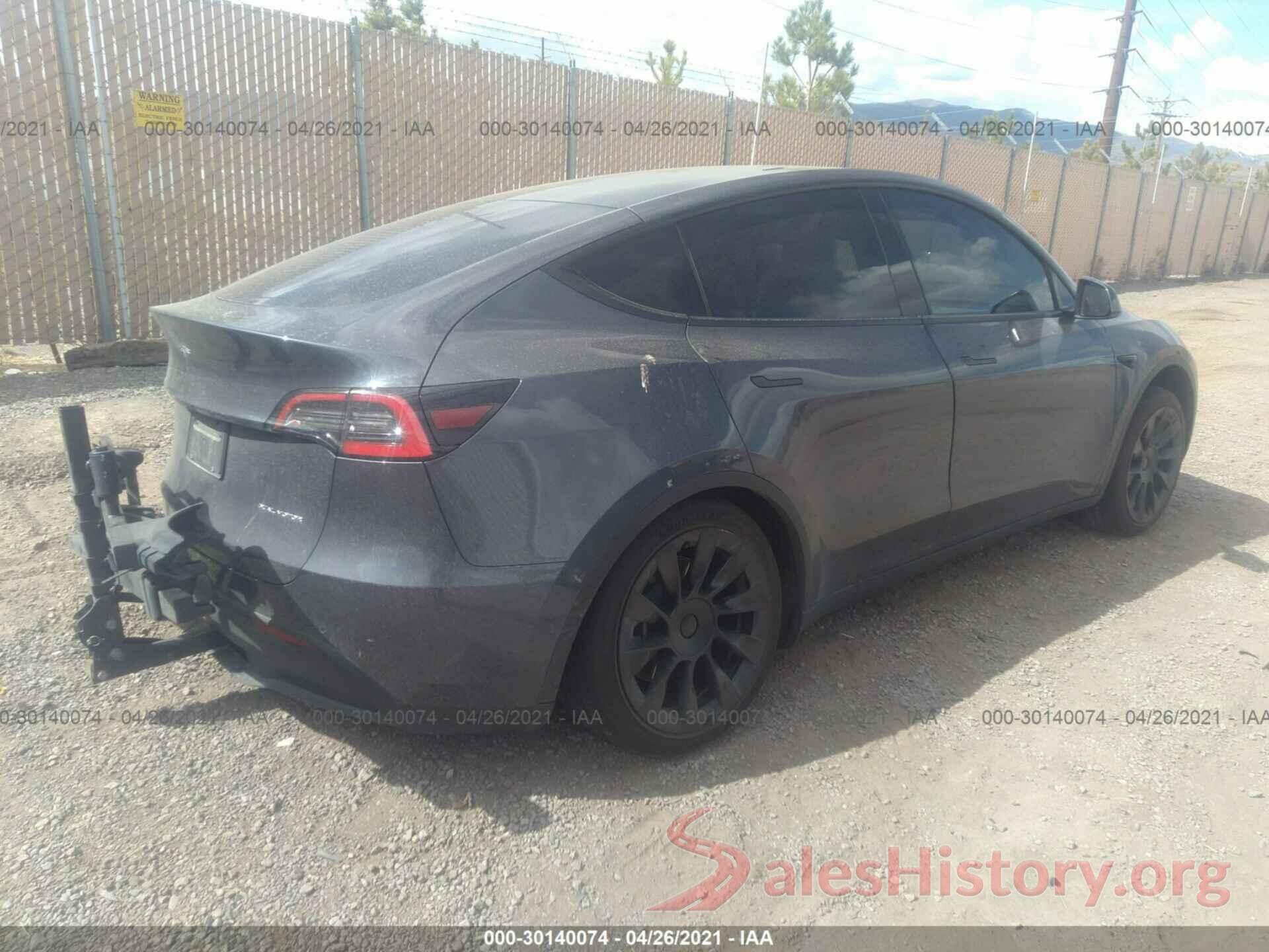 5YJYGDEEXLF038724 2020 TESLA MODEL Y