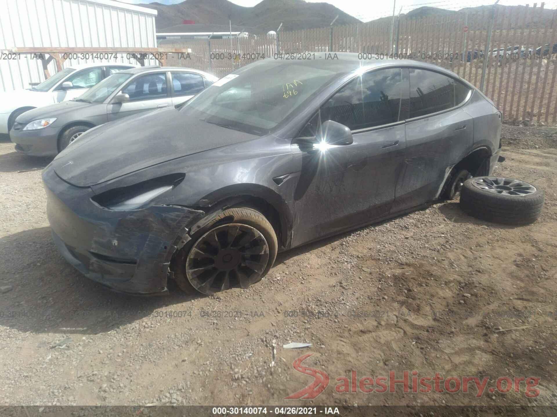 5YJYGDEEXLF038724 2020 TESLA MODEL Y