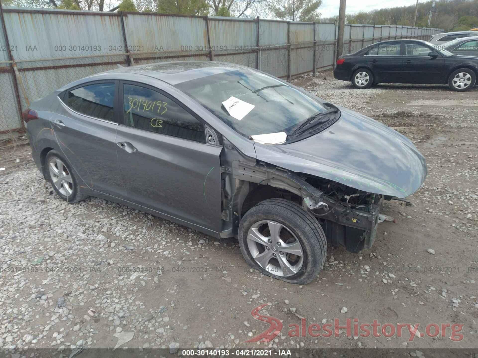 KMHDH4AE2GU520355 2016 HYUNDAI ELANTRA