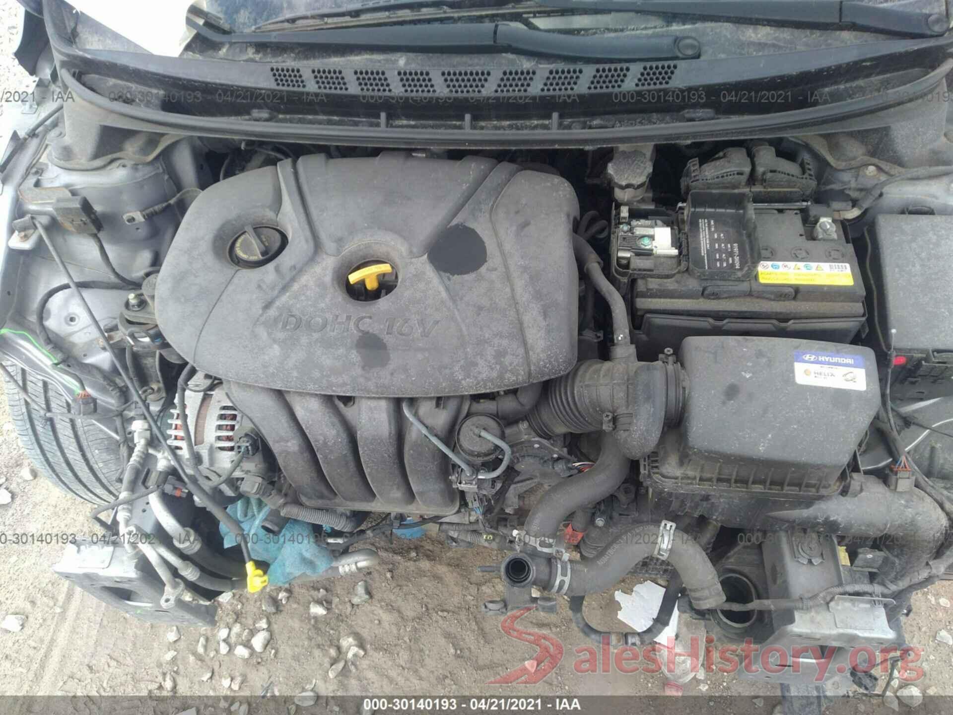 KMHDH4AE2GU520355 2016 HYUNDAI ELANTRA