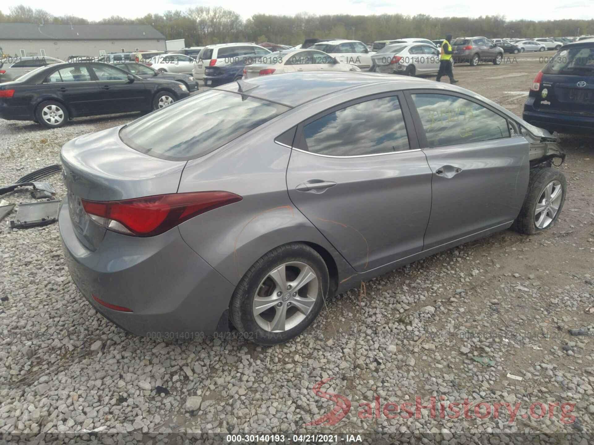 KMHDH4AE2GU520355 2016 HYUNDAI ELANTRA