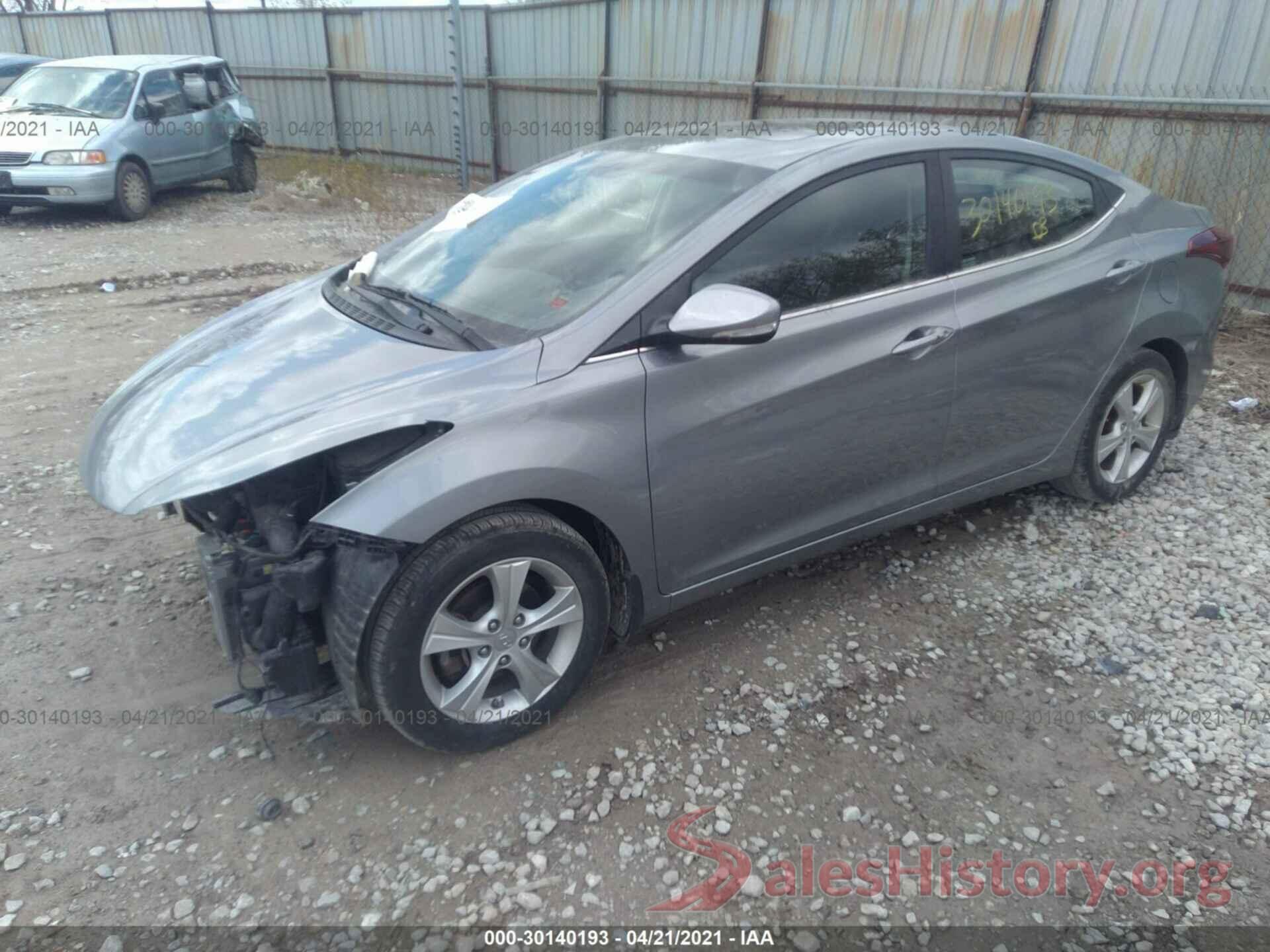 KMHDH4AE2GU520355 2016 HYUNDAI ELANTRA