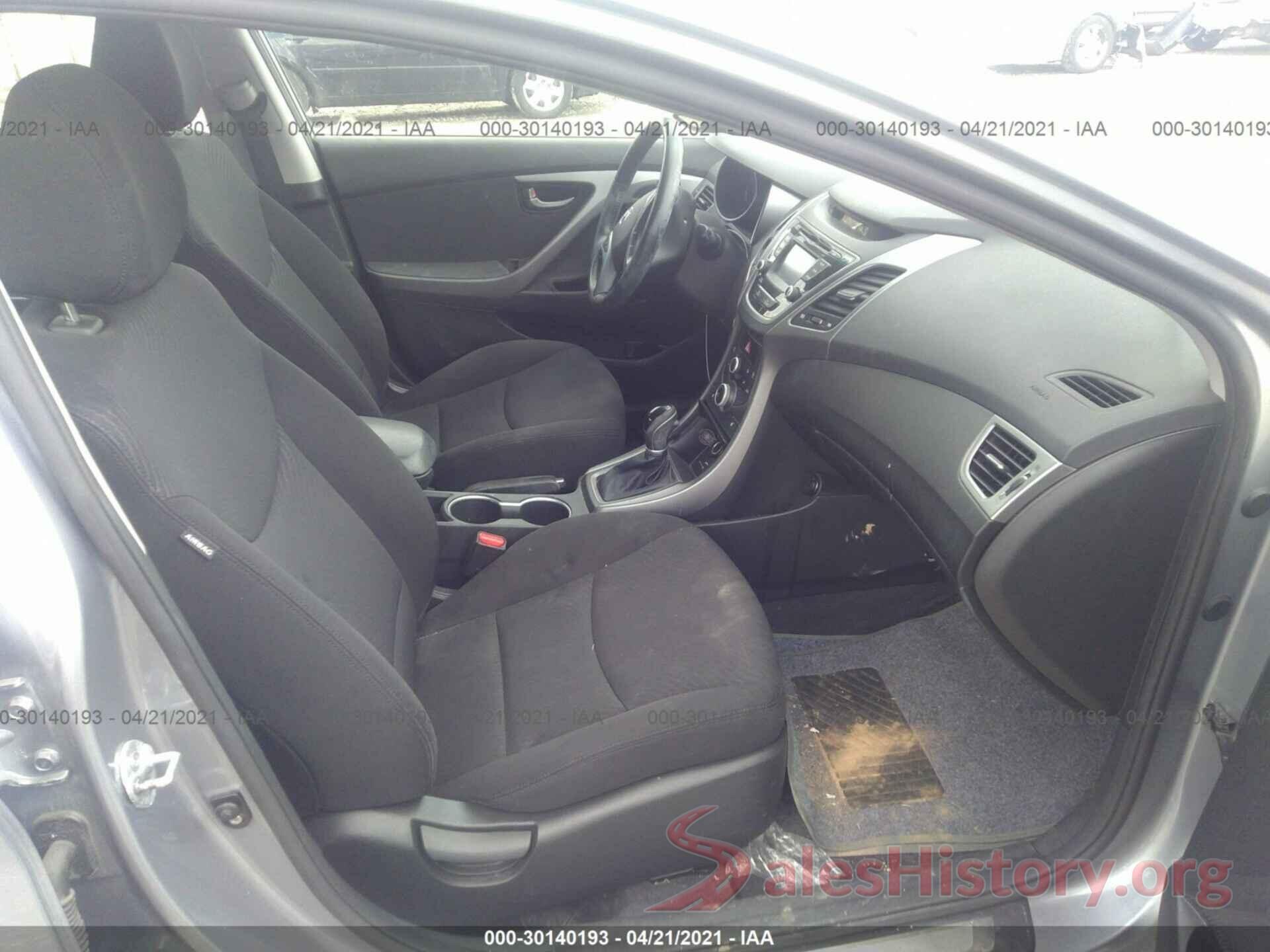 KMHDH4AE2GU520355 2016 HYUNDAI ELANTRA