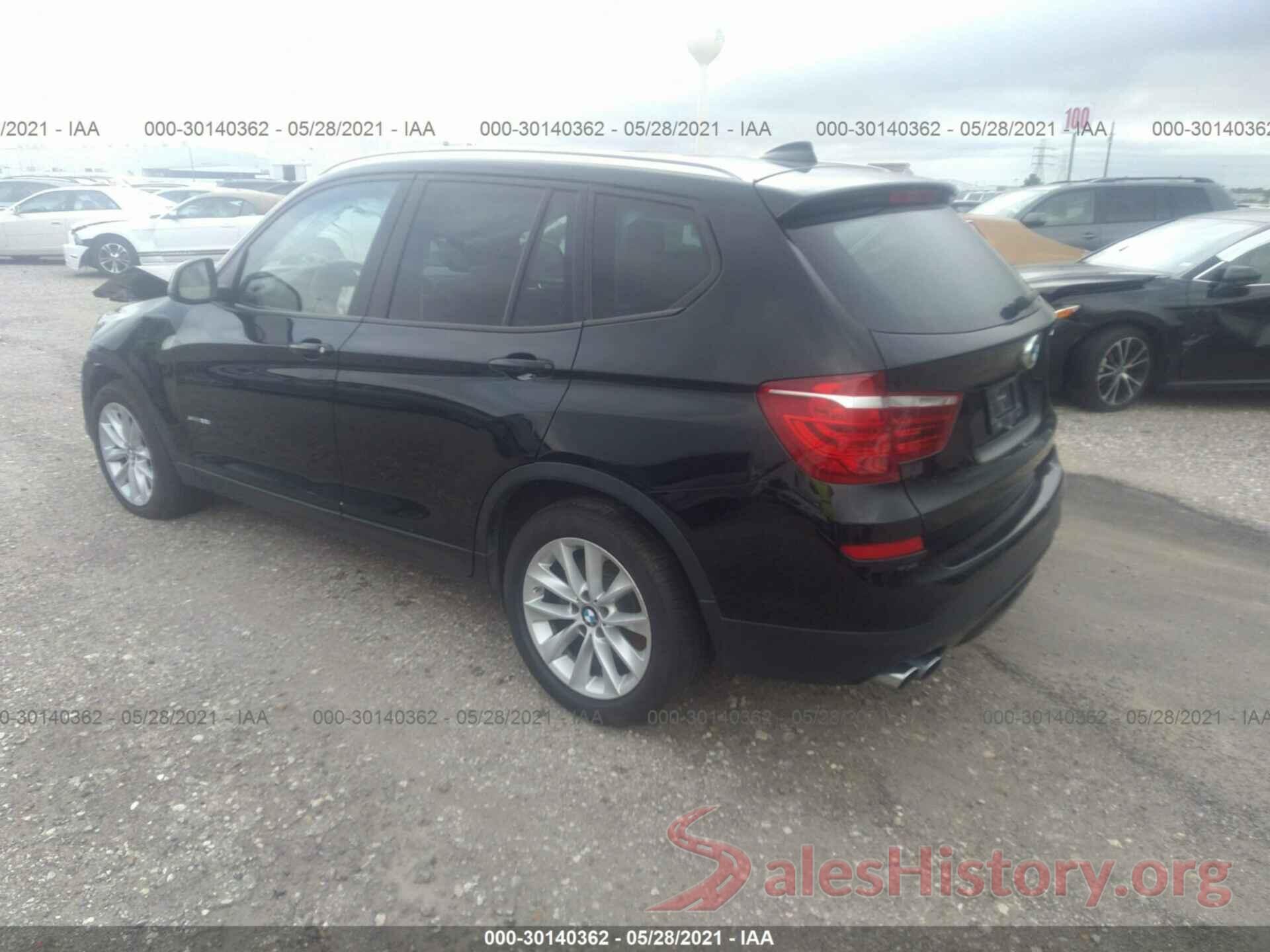 5UXWZ7C31H0V94672 2017 BMW X3