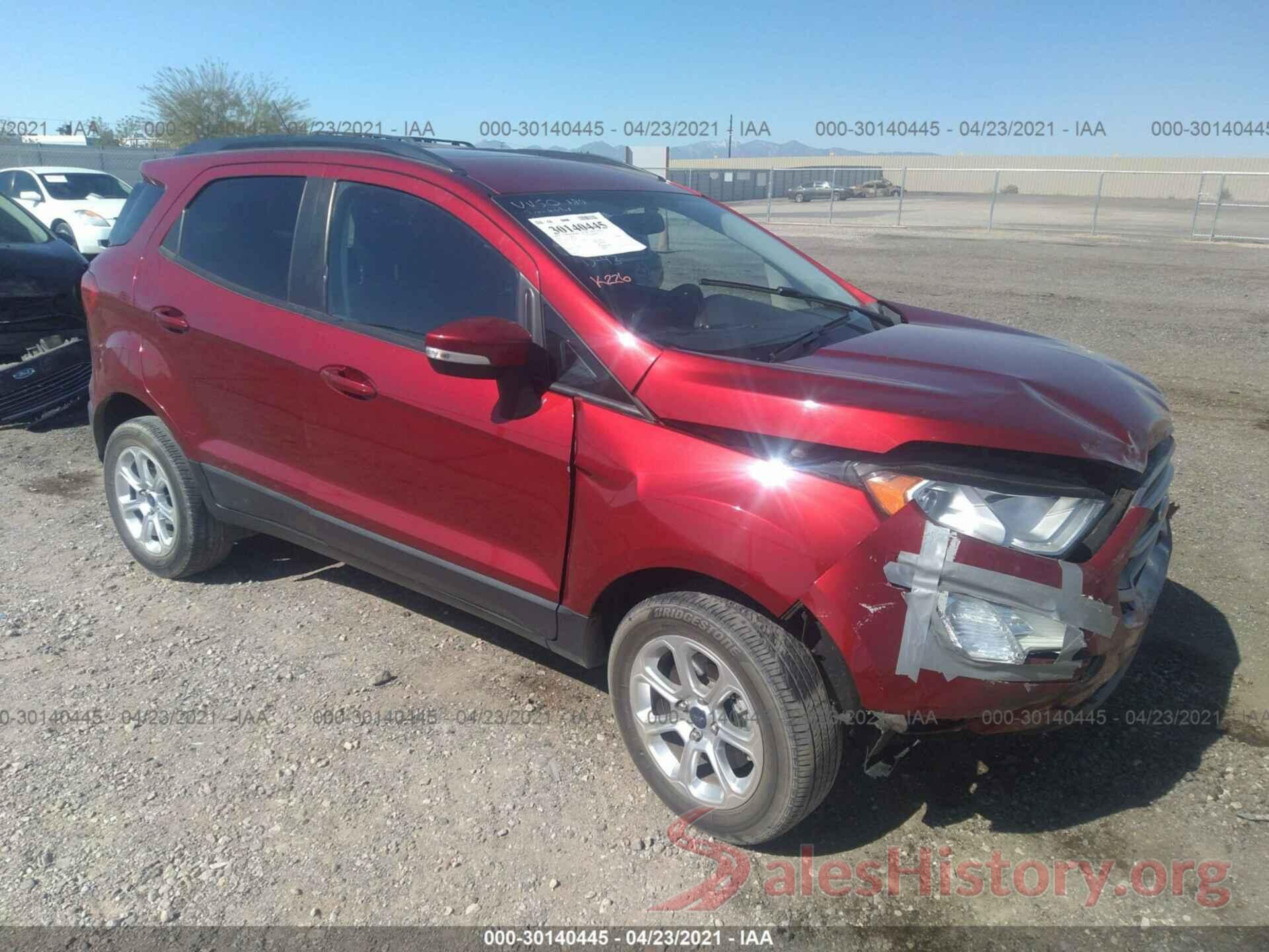 MAJ6P1UL5JC183434 2018 FORD ECOSPORT