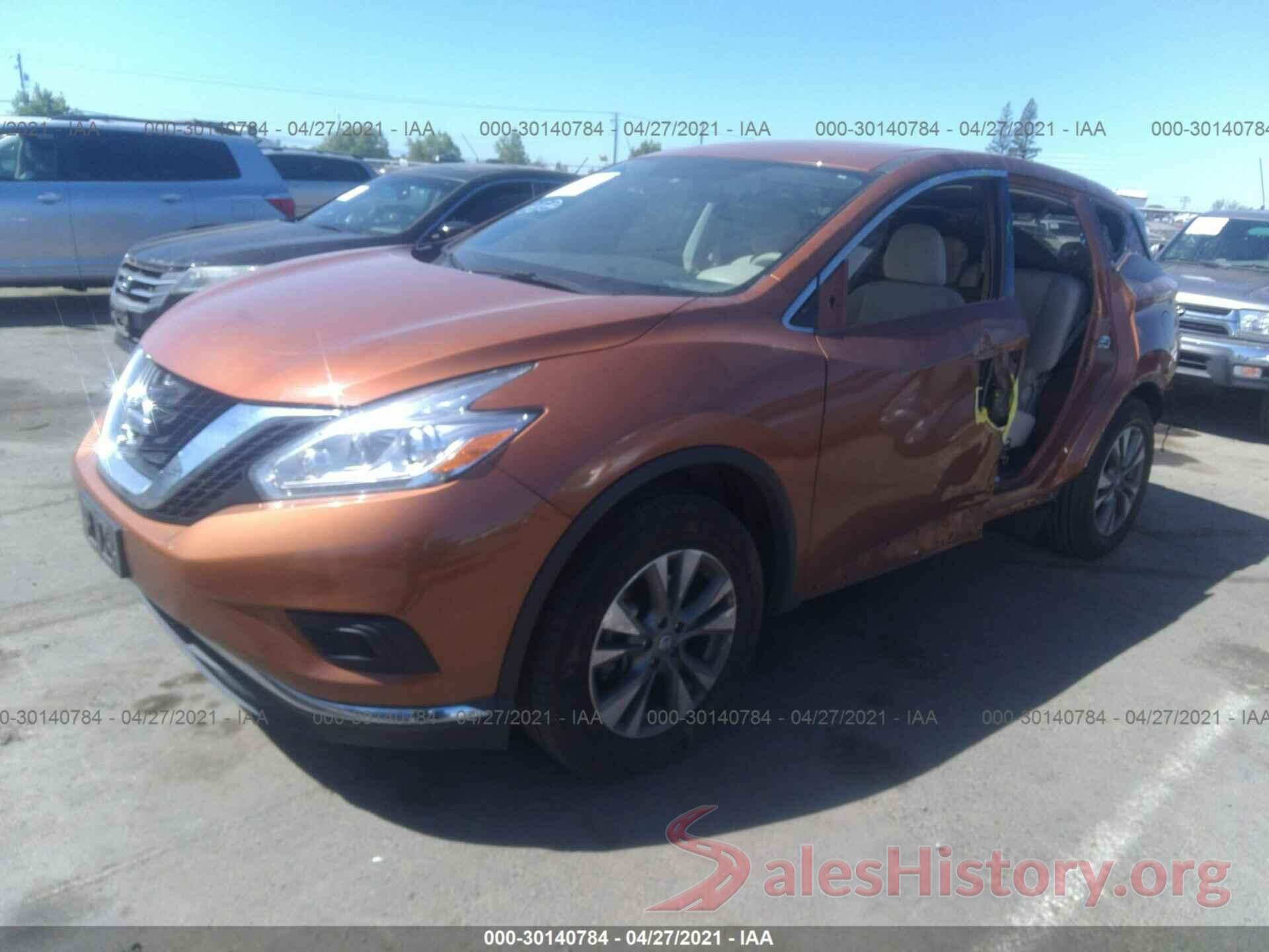 5N1AZ2MG8GN101082 2016 NISSAN MURANO