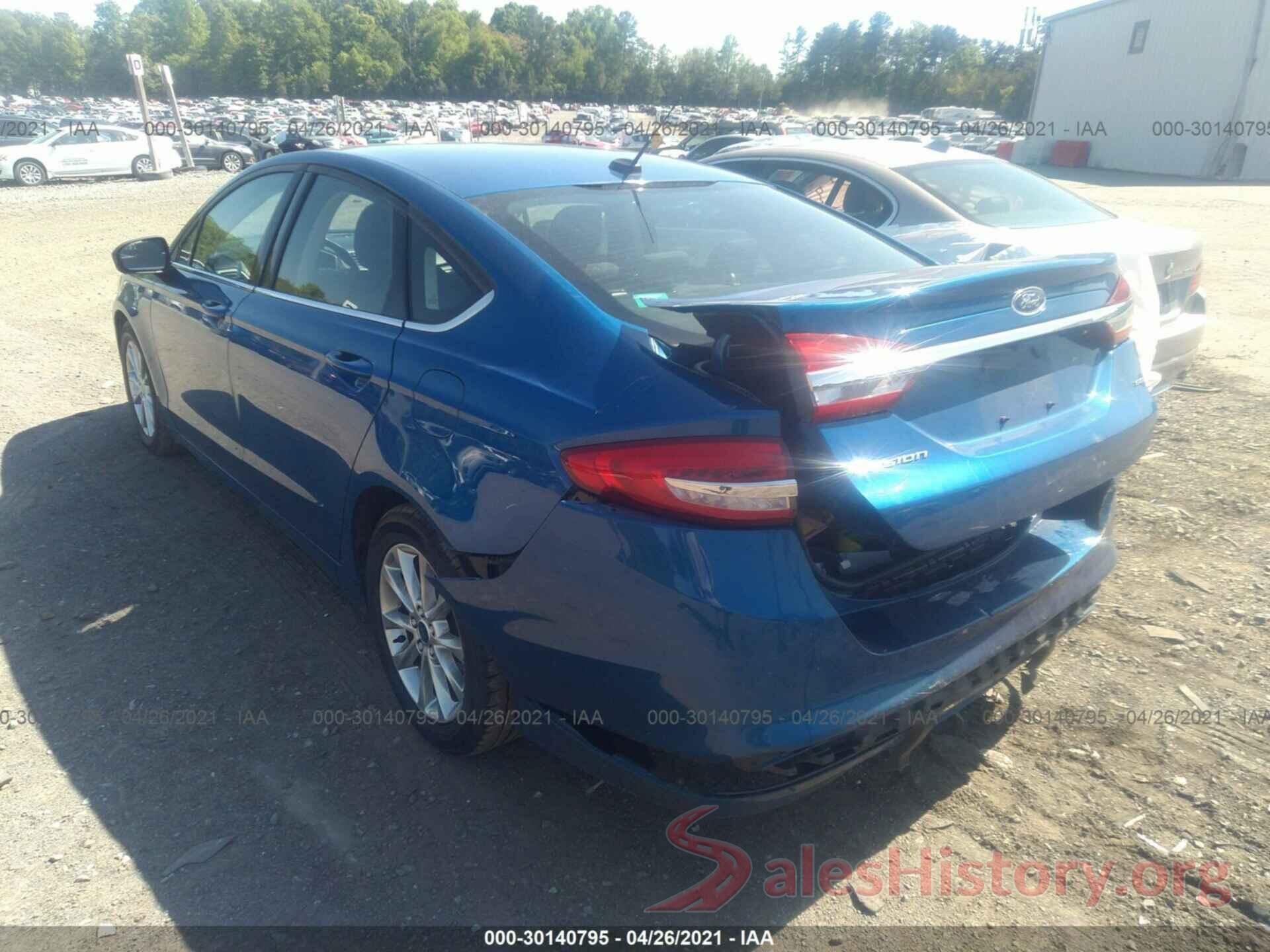 3FA6P0H79HR162203 2017 FORD FUSION