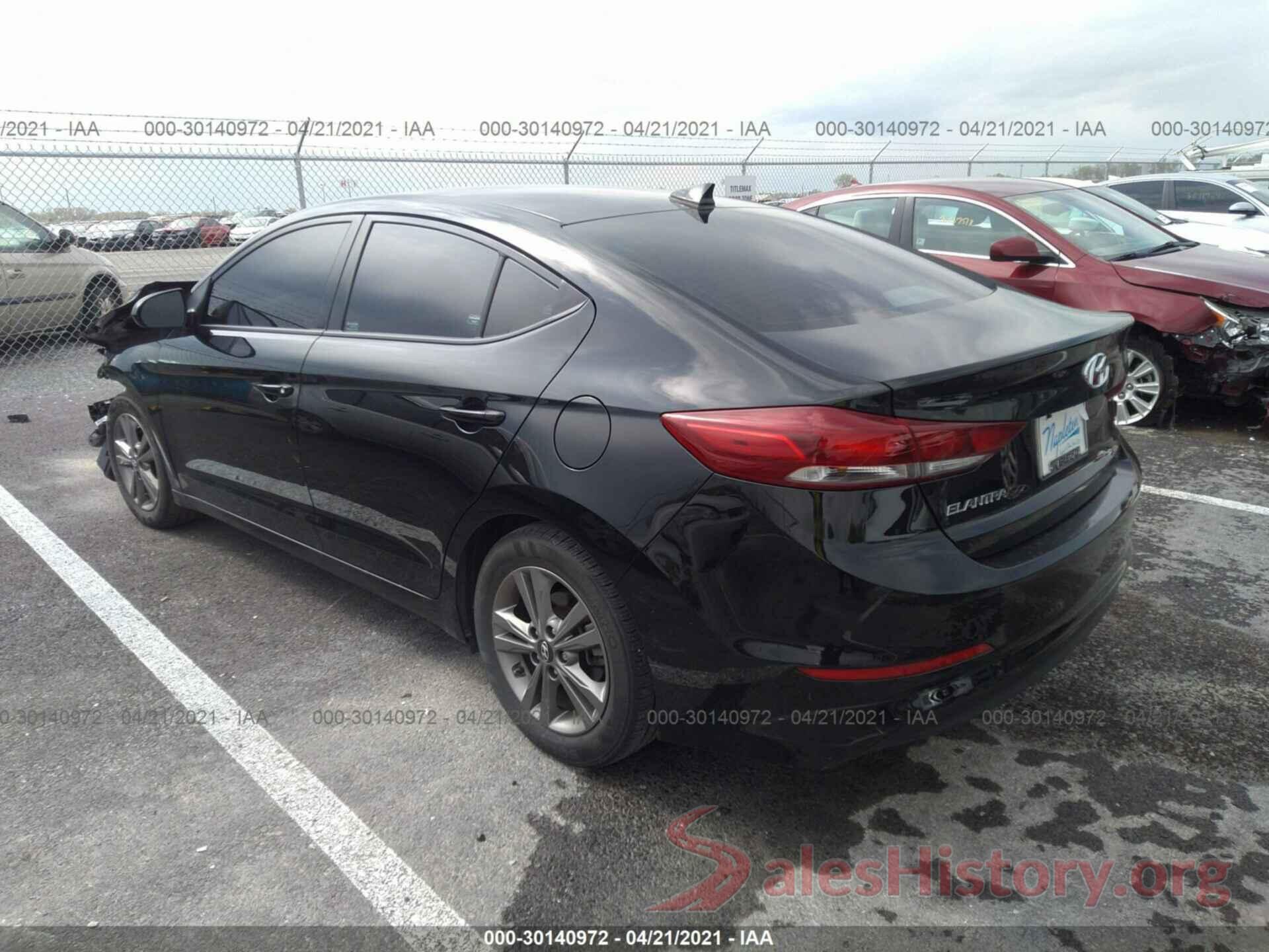 5NPD84LFXJH383595 2018 HYUNDAI ELANTRA