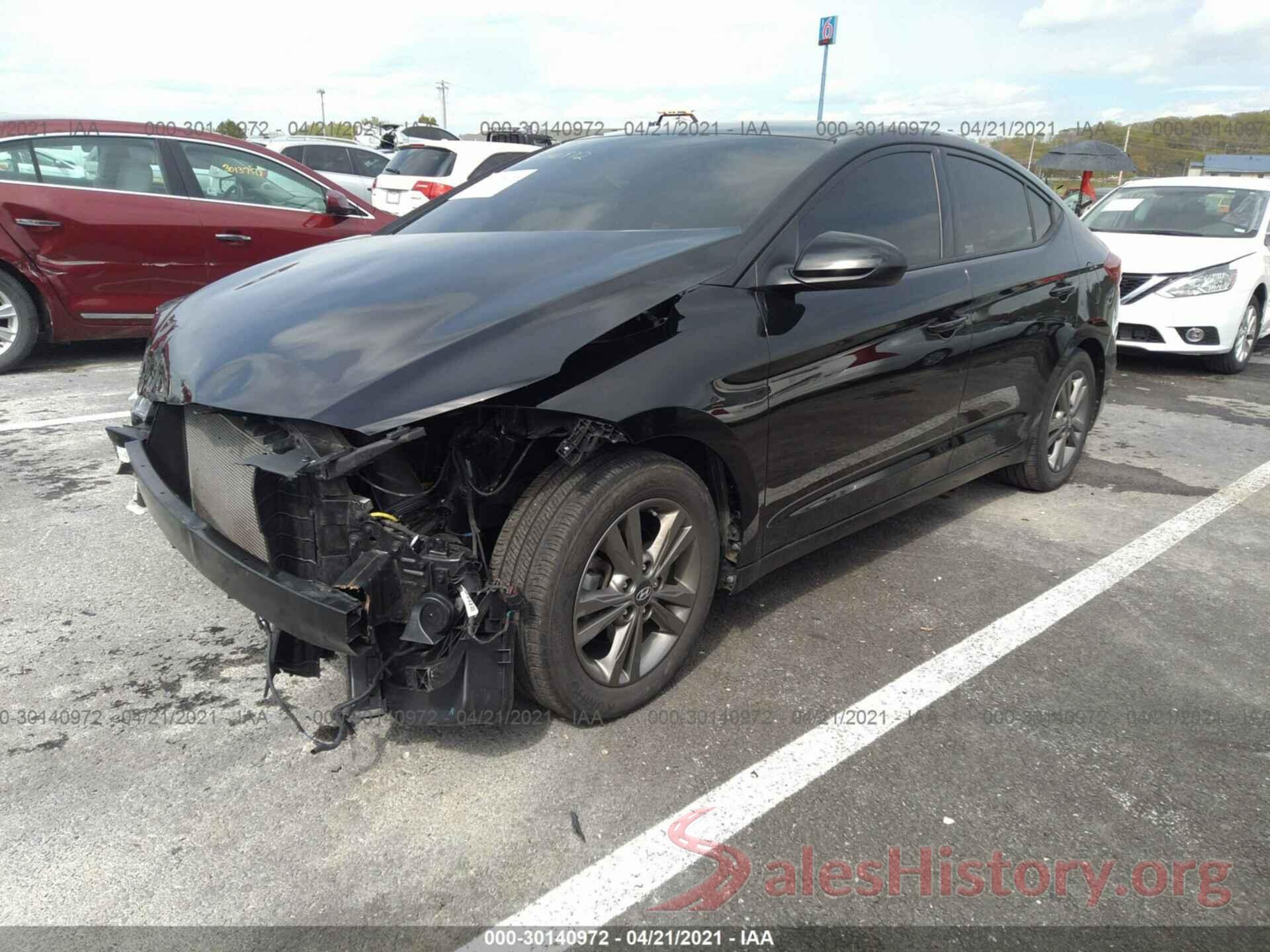 5NPD84LFXJH383595 2018 HYUNDAI ELANTRA