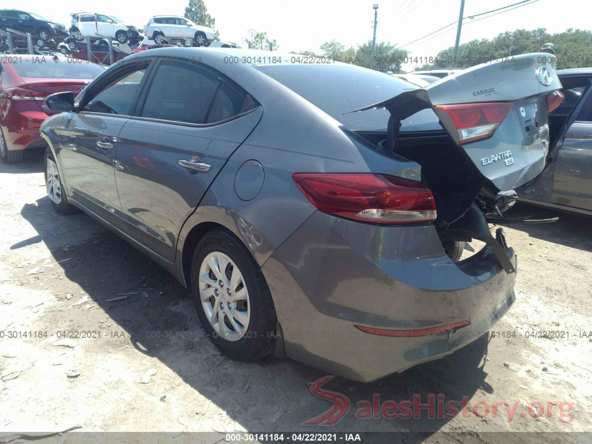 5NPD74LF5JH239584 2018 HYUNDAI ELANTRA