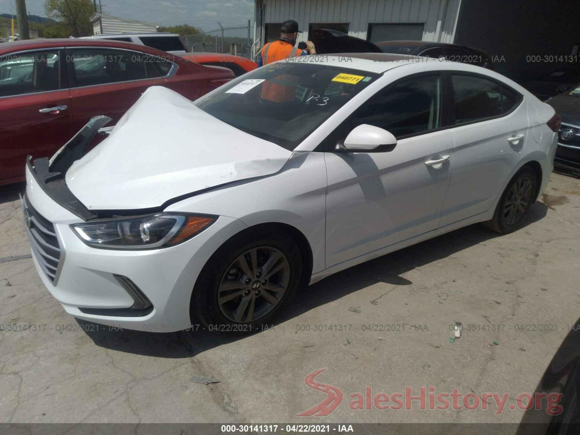 5NPD84LF6JH288032 2018 HYUNDAI ELANTRA