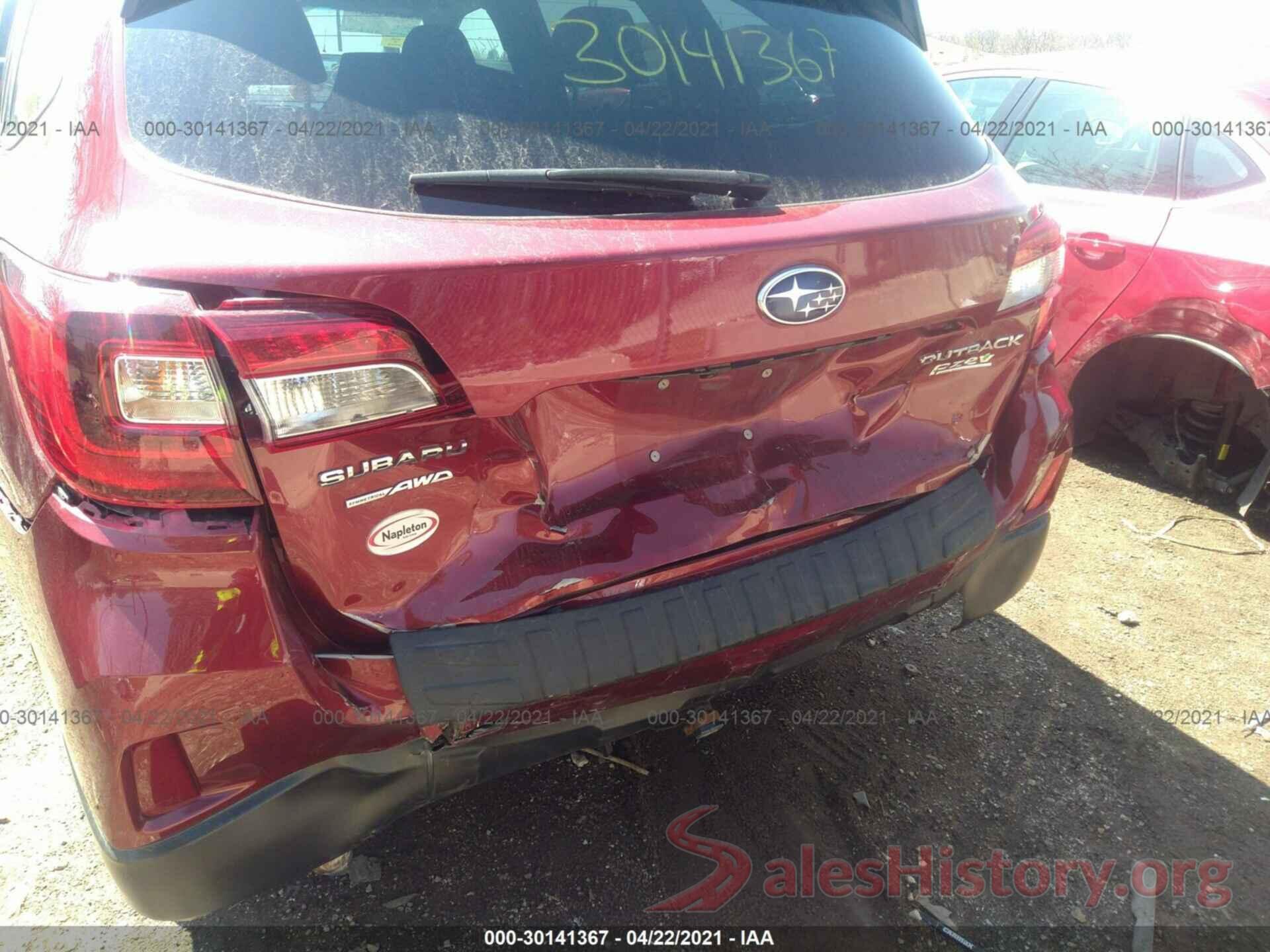 4S4BSACC5H3201672 2017 SUBARU OUTBACK