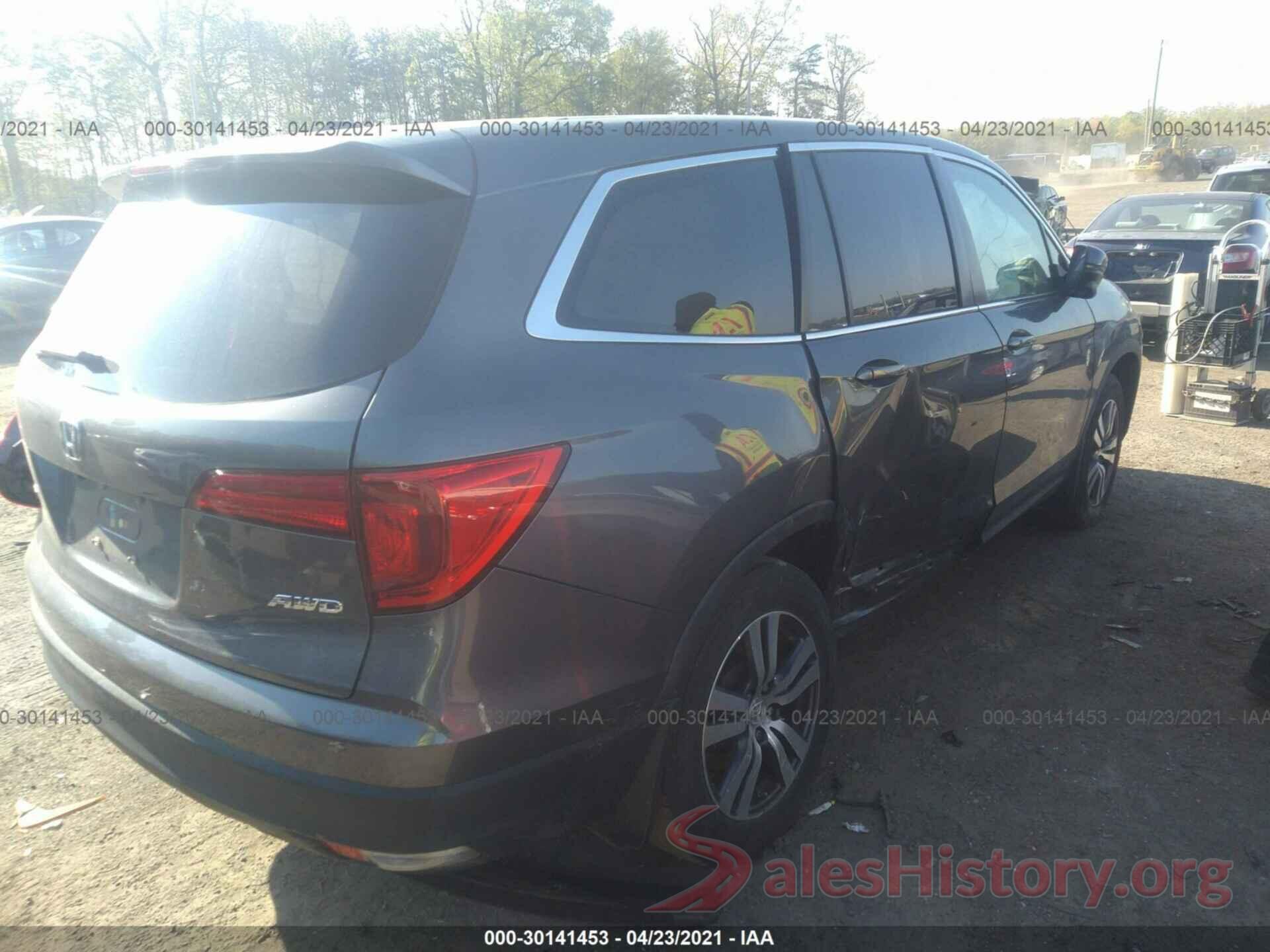 5FNYF6H79GB092341 2016 HONDA PILOT