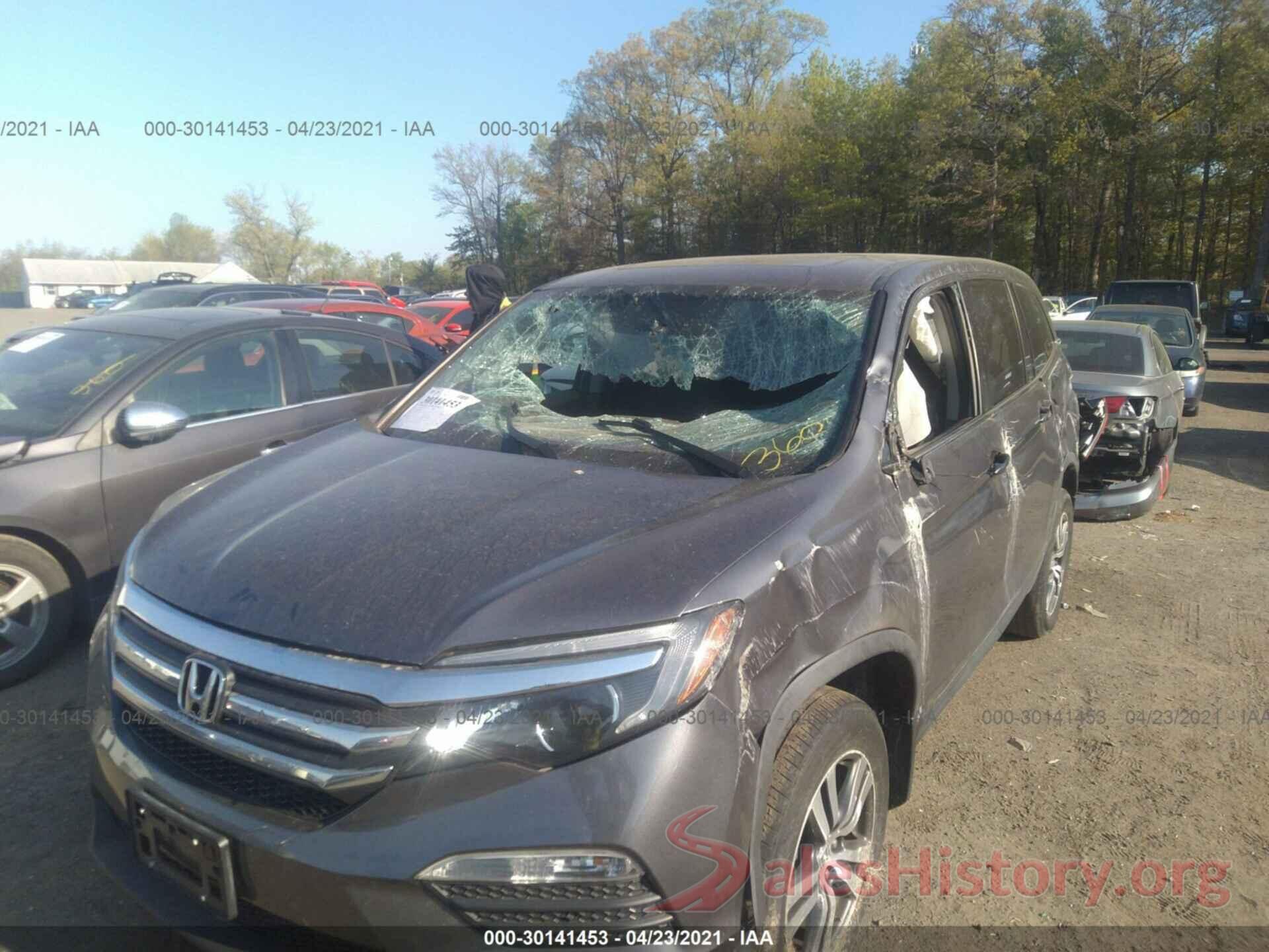 5FNYF6H79GB092341 2016 HONDA PILOT