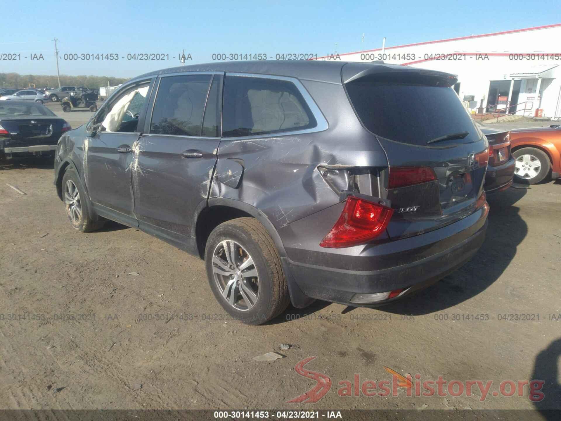 5FNYF6H79GB092341 2016 HONDA PILOT