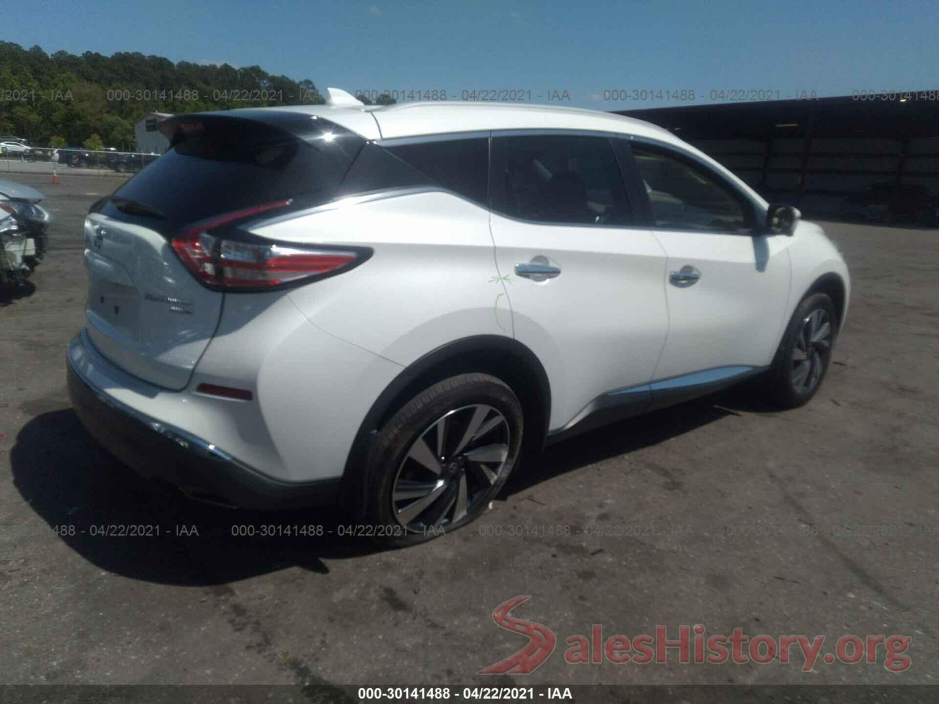 5N1AZ2MH0JN186421 2018 NISSAN MURANO