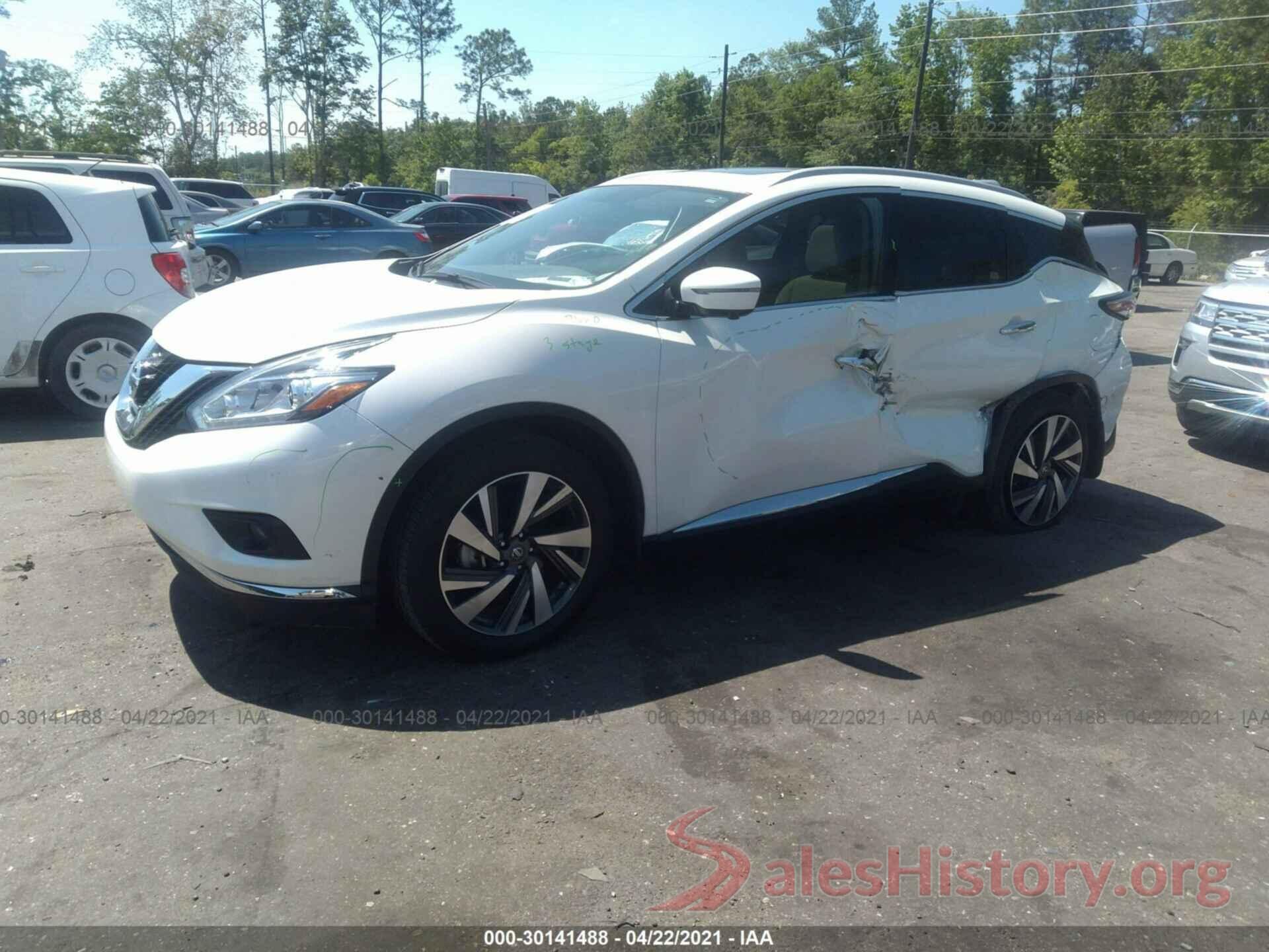 5N1AZ2MH0JN186421 2018 NISSAN MURANO