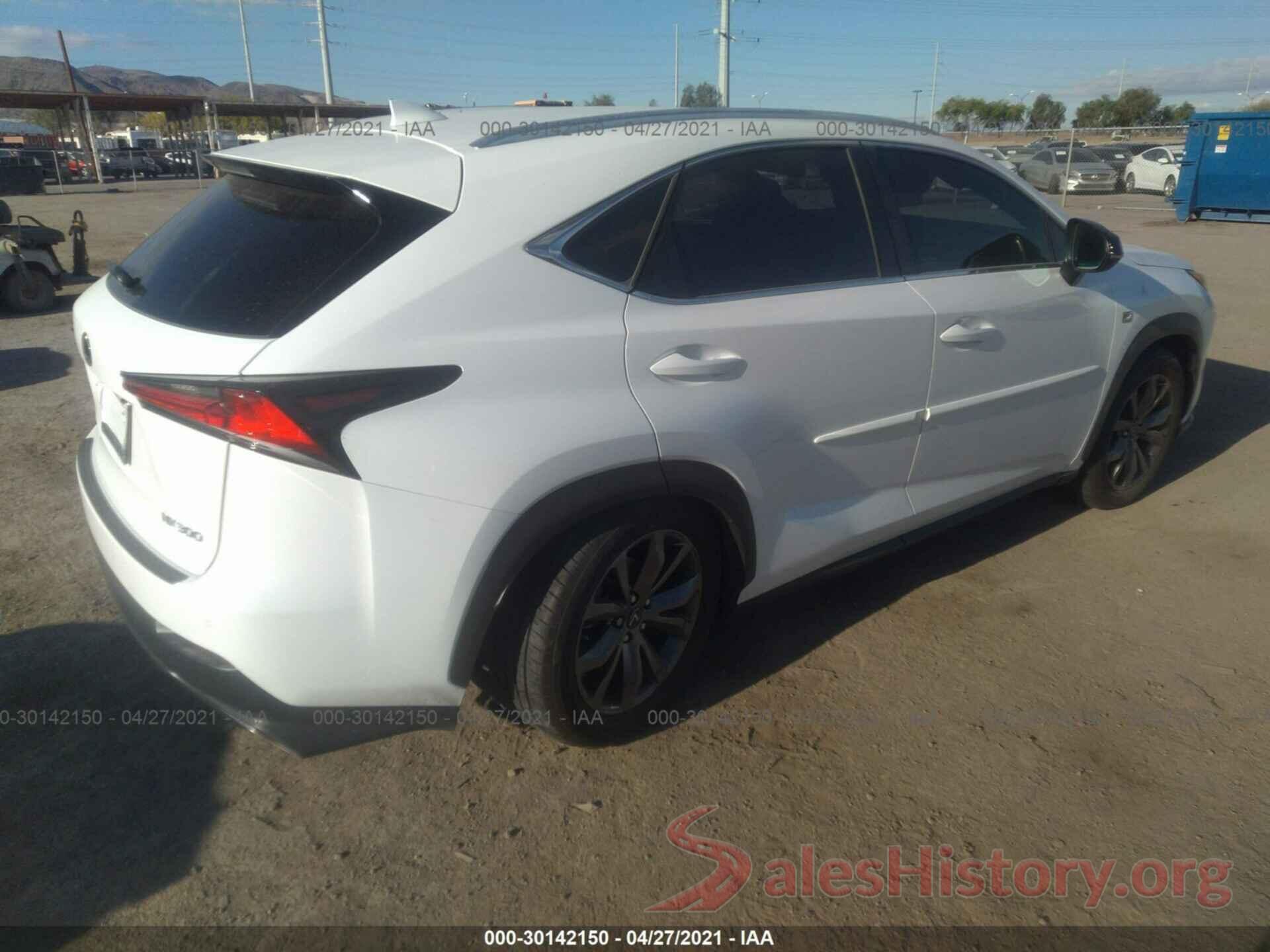 JTJSARBZ0L5006987 2020 LEXUS NX