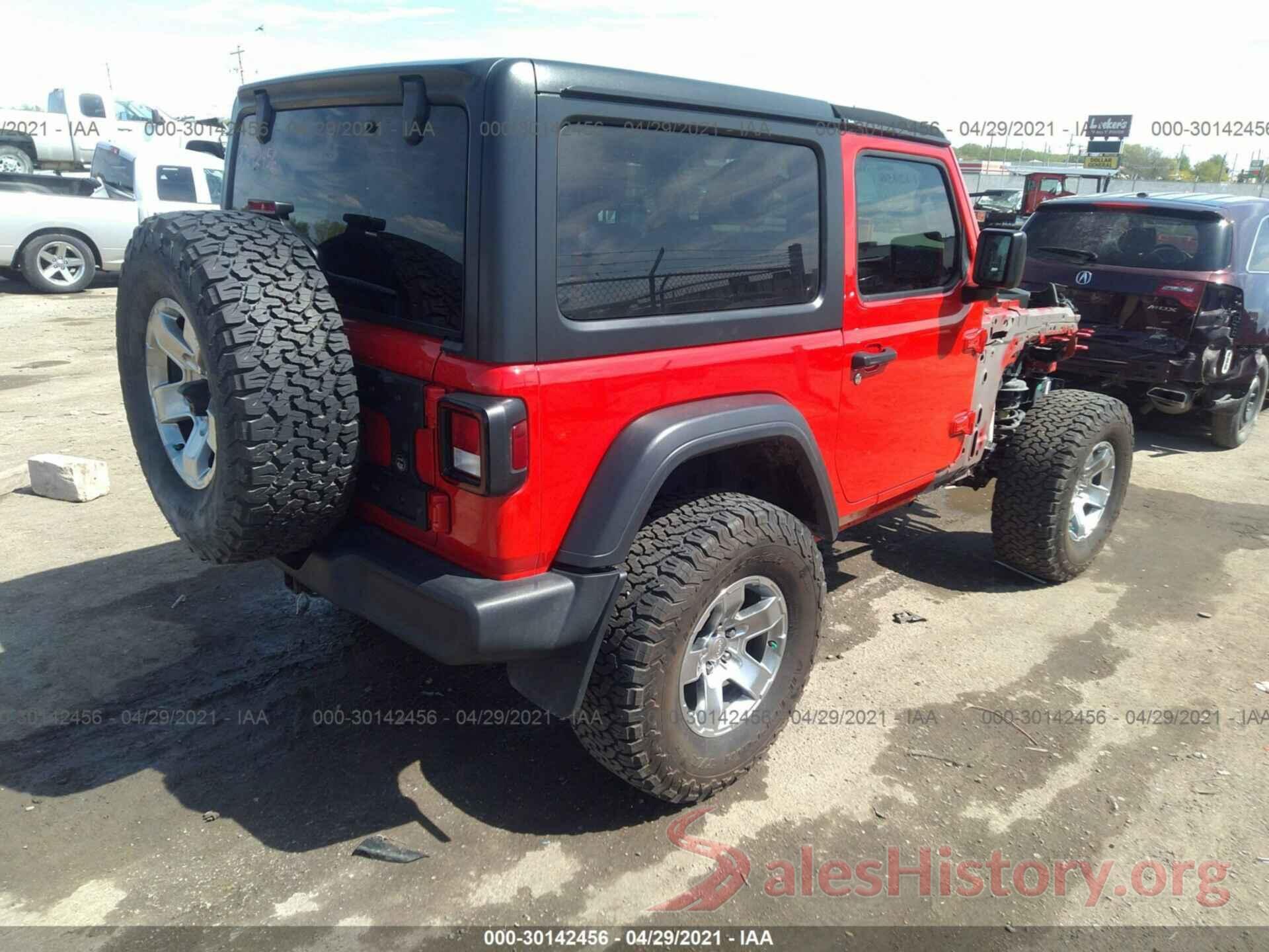 1C4GJXANXKW523069 2019 JEEP WRANGLER