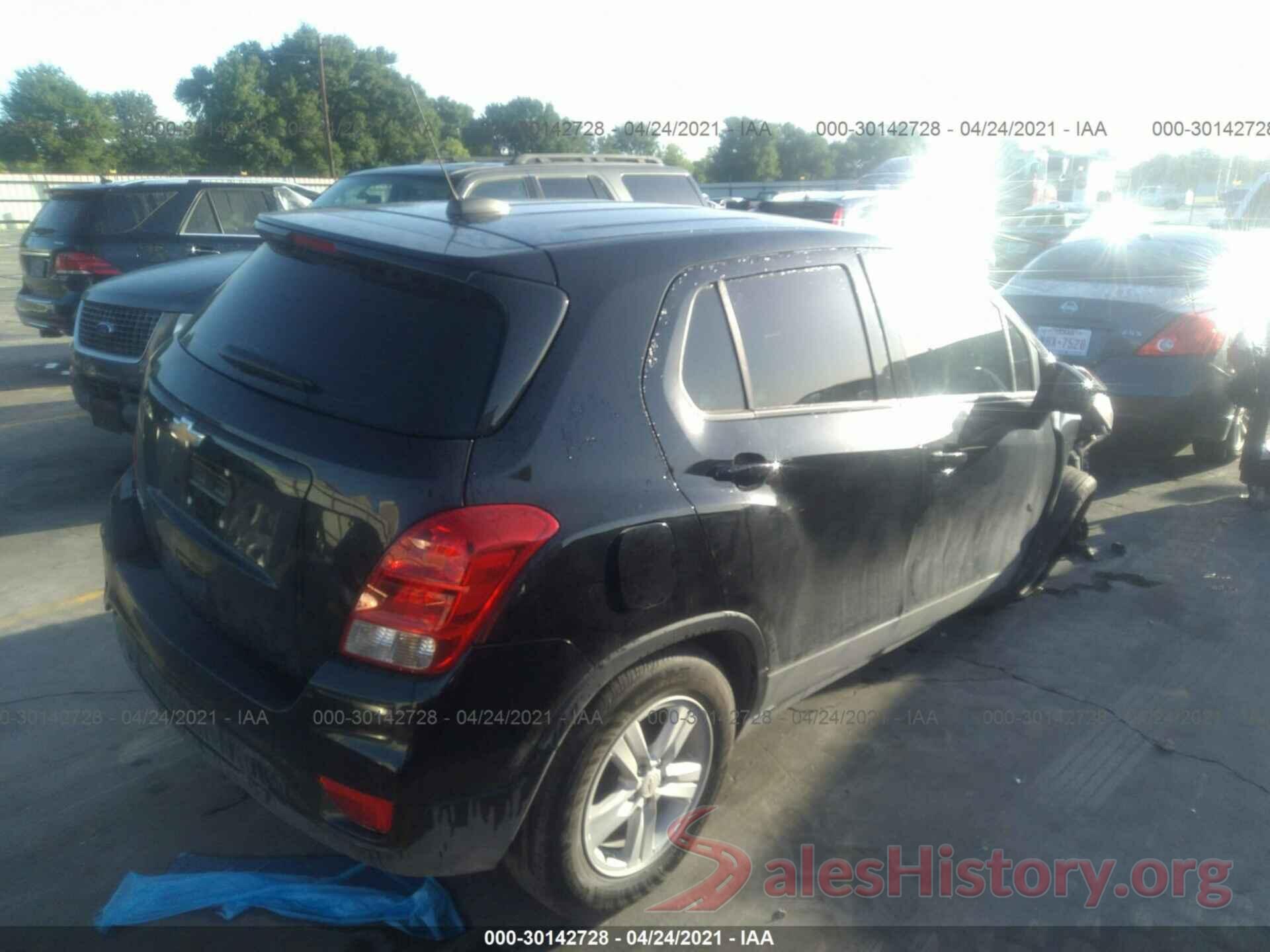 KL7CJKSB8LB050543 2020 CHEVROLET TRAX