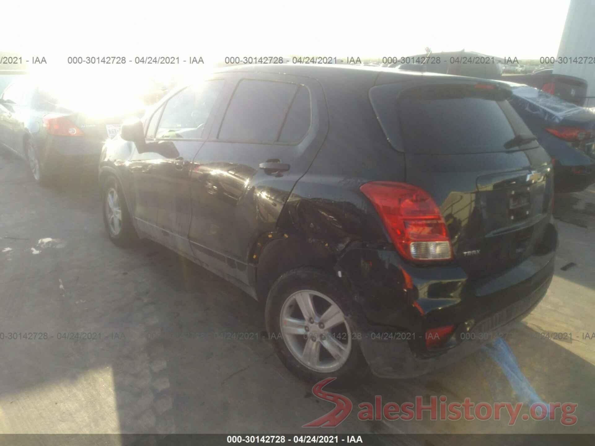 KL7CJKSB8LB050543 2020 CHEVROLET TRAX