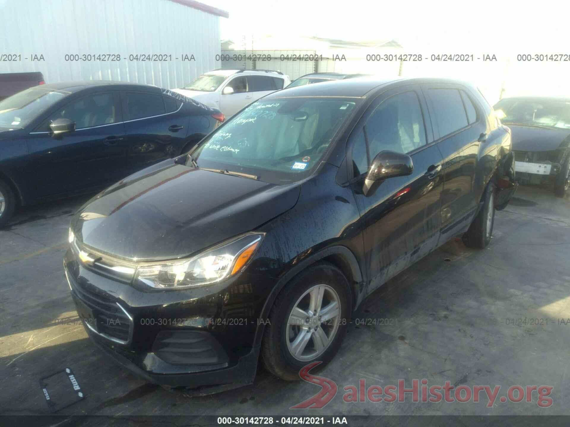 KL7CJKSB8LB050543 2020 CHEVROLET TRAX