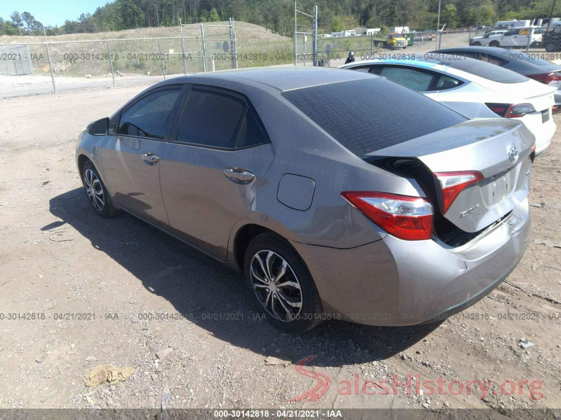 5YFBURHE1GP459507 2016 TOYOTA COROLLA