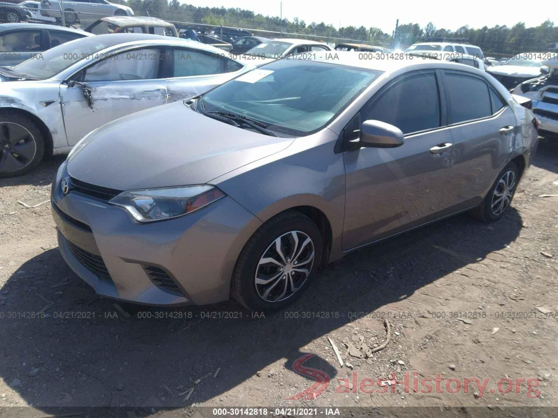 5YFBURHE1GP459507 2016 TOYOTA COROLLA