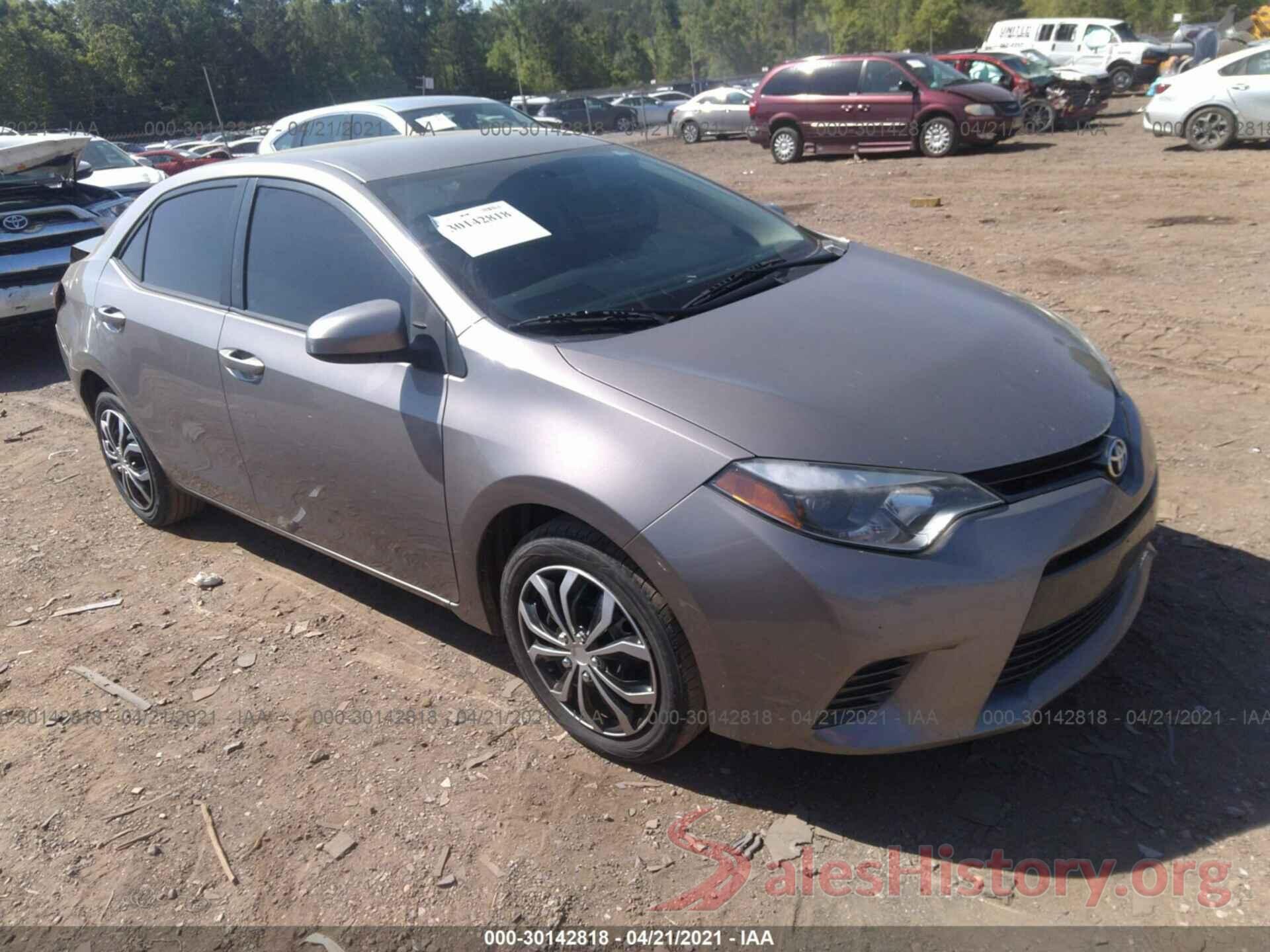 5YFBURHE1GP459507 2016 TOYOTA COROLLA