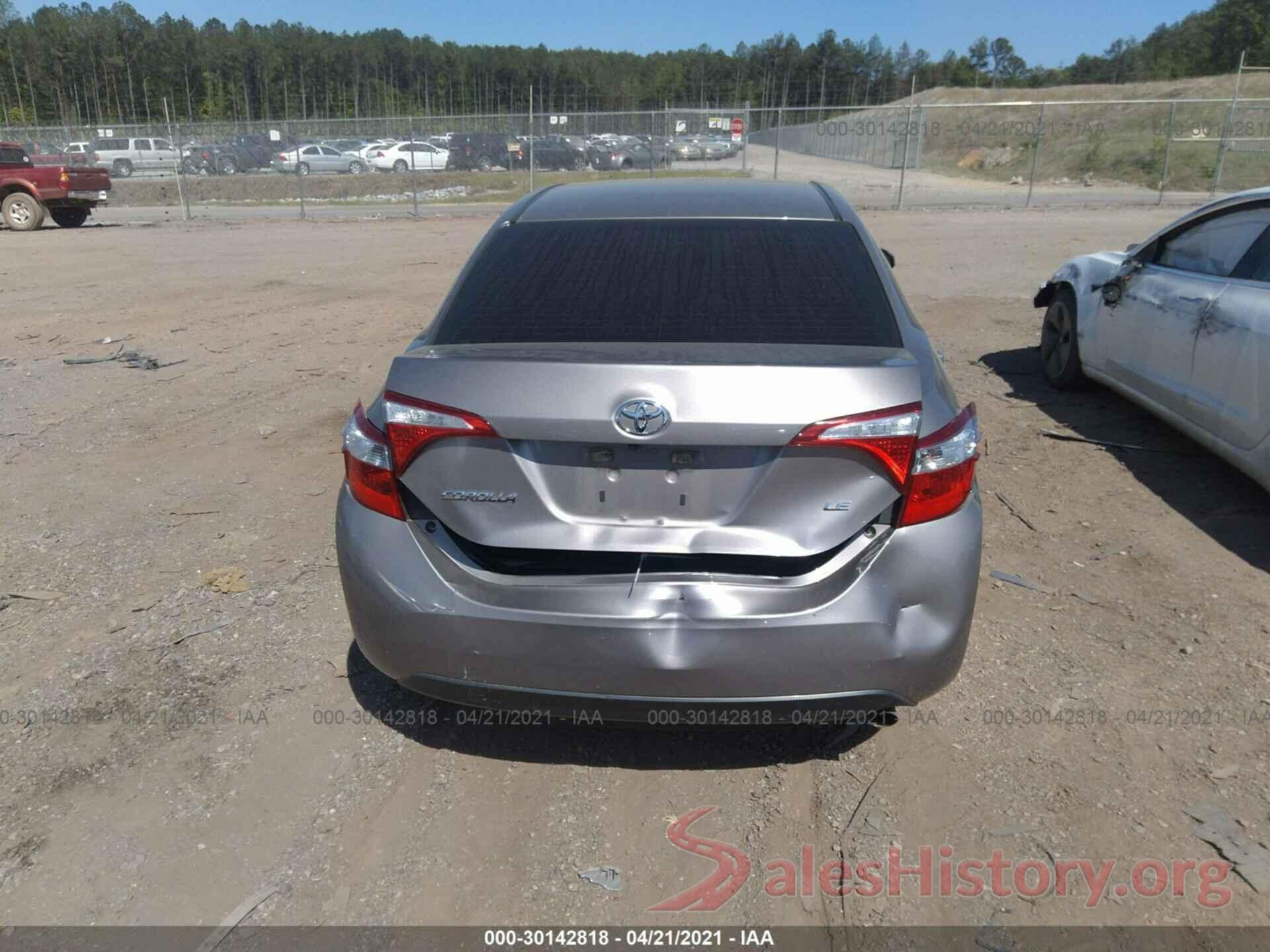 5YFBURHE1GP459507 2016 TOYOTA COROLLA