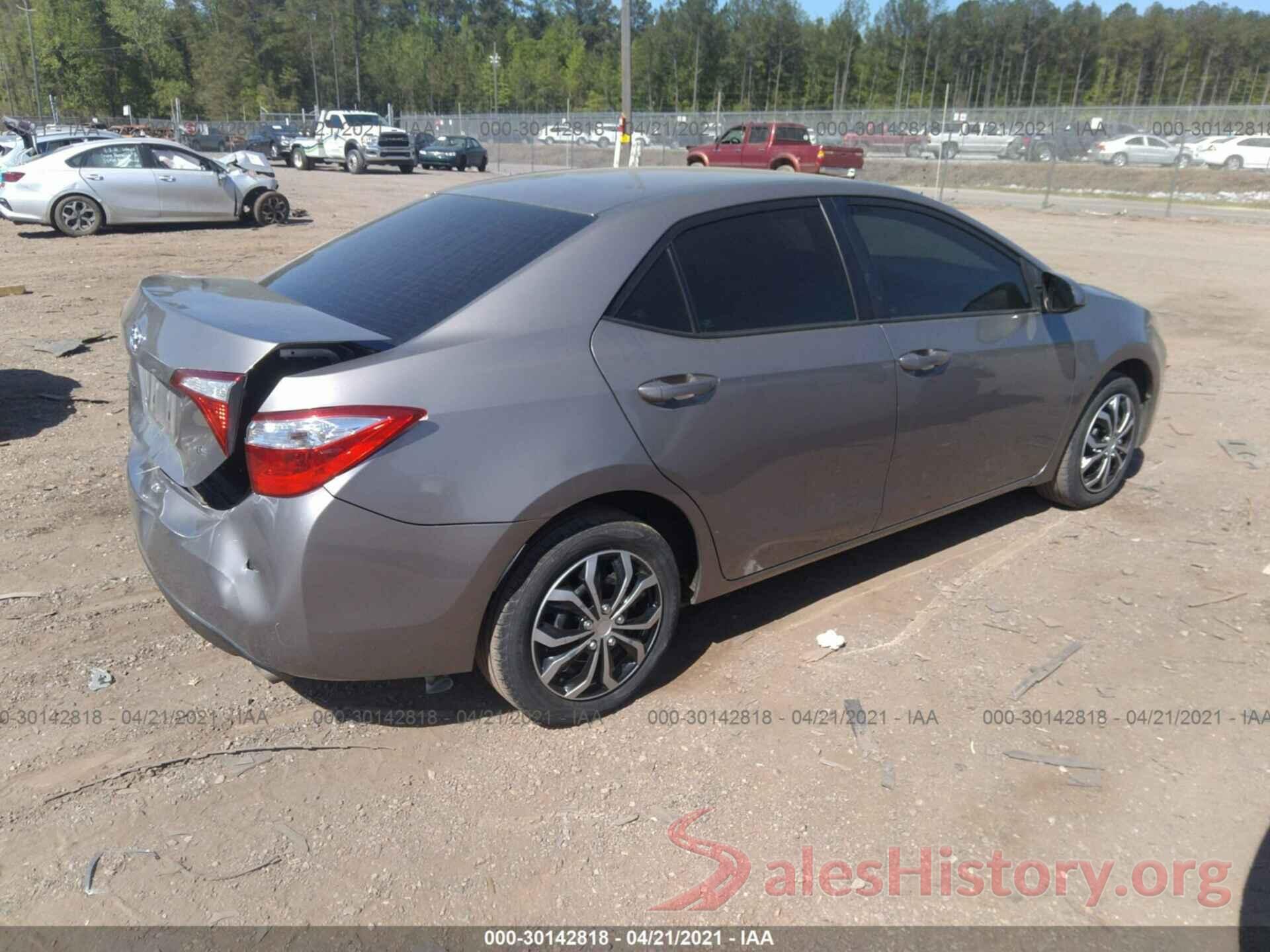 5YFBURHE1GP459507 2016 TOYOTA COROLLA