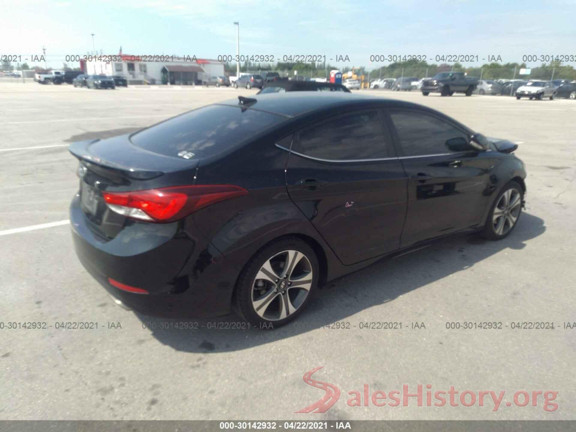 KMHDH4AH8GU586449 2016 HYUNDAI ELANTRA